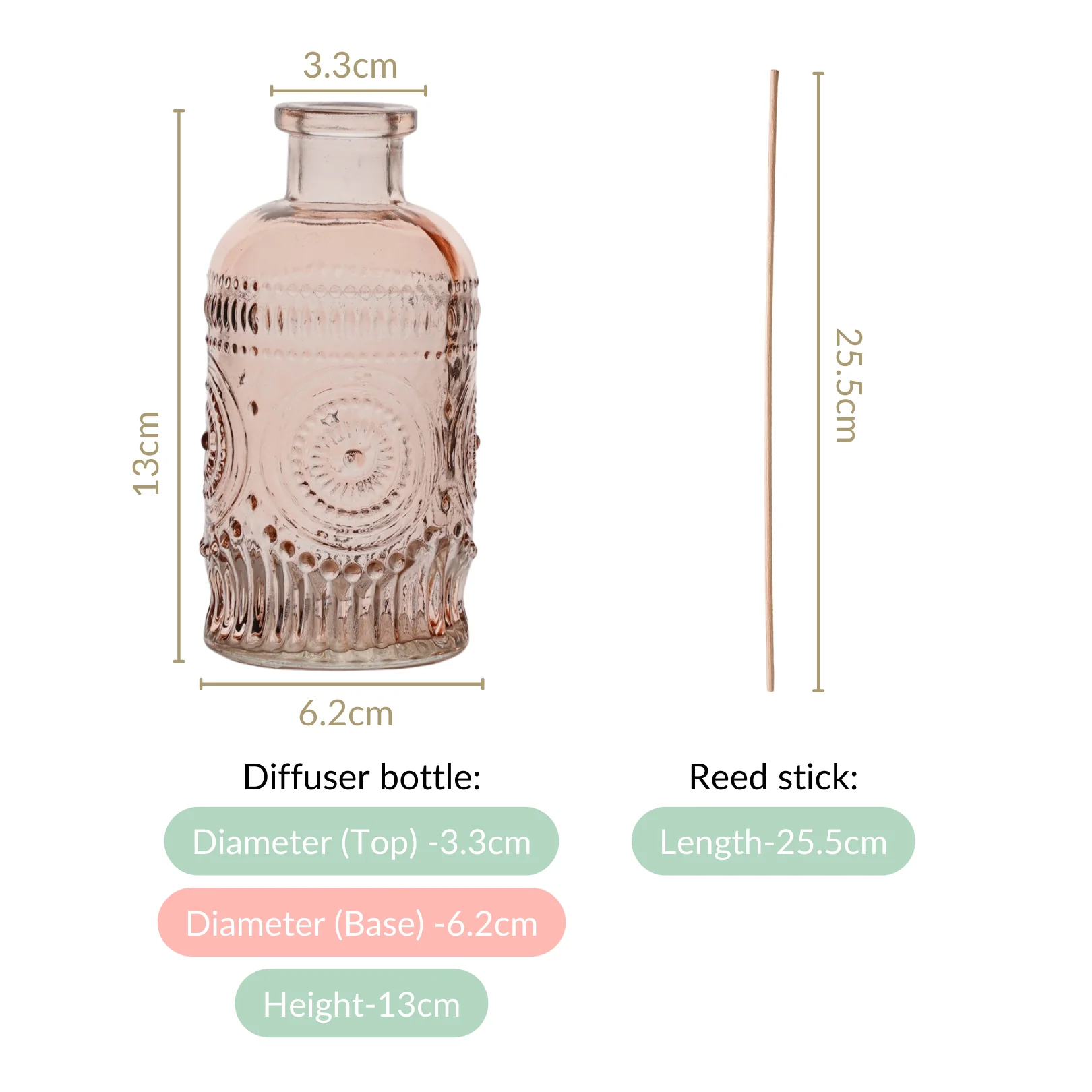Rosewood Haven Fragrance Jar And Reed Diffuser Gift Set Of 3 - Image 4