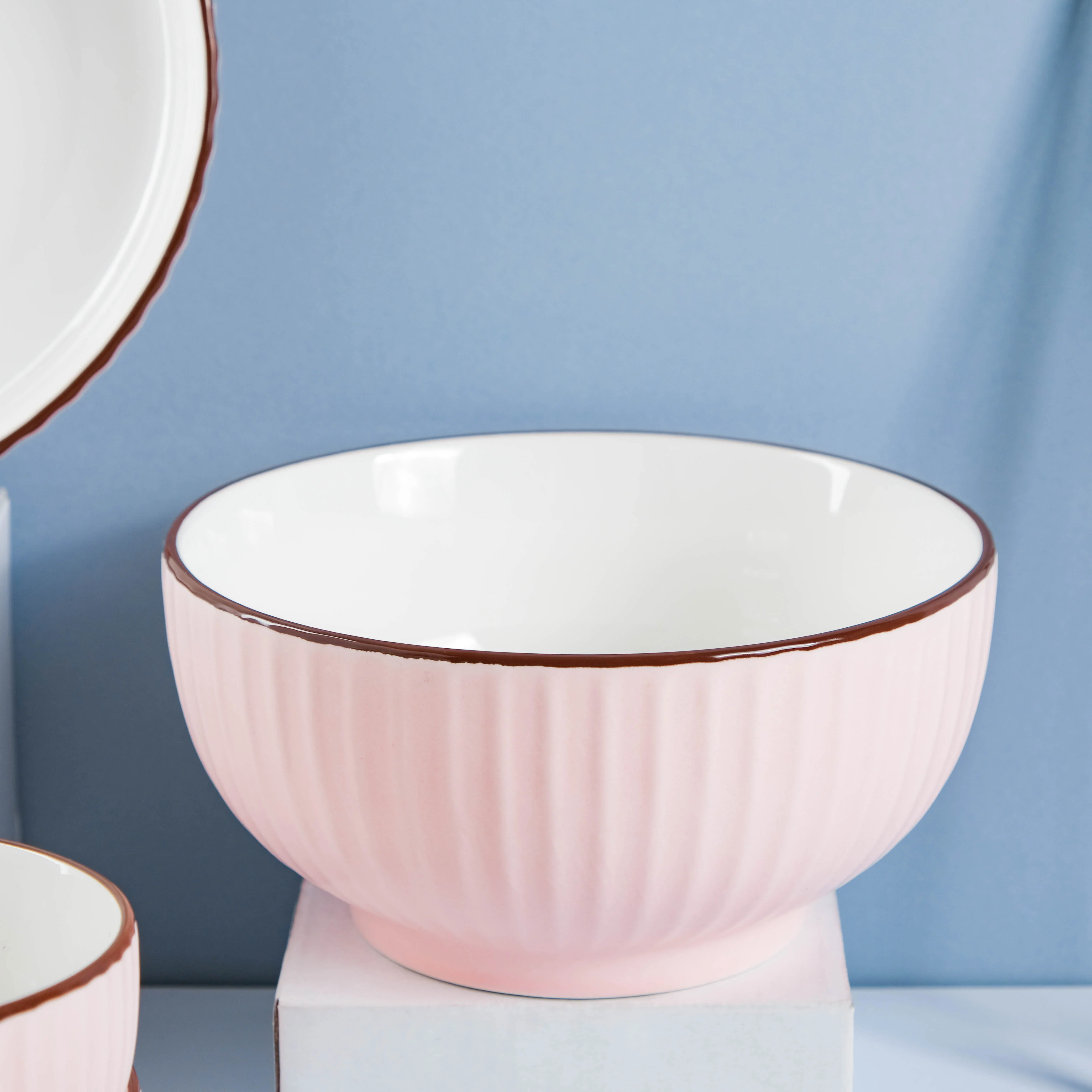 Rosy 10 Piece Soup Snack Set for 2 - Image 11