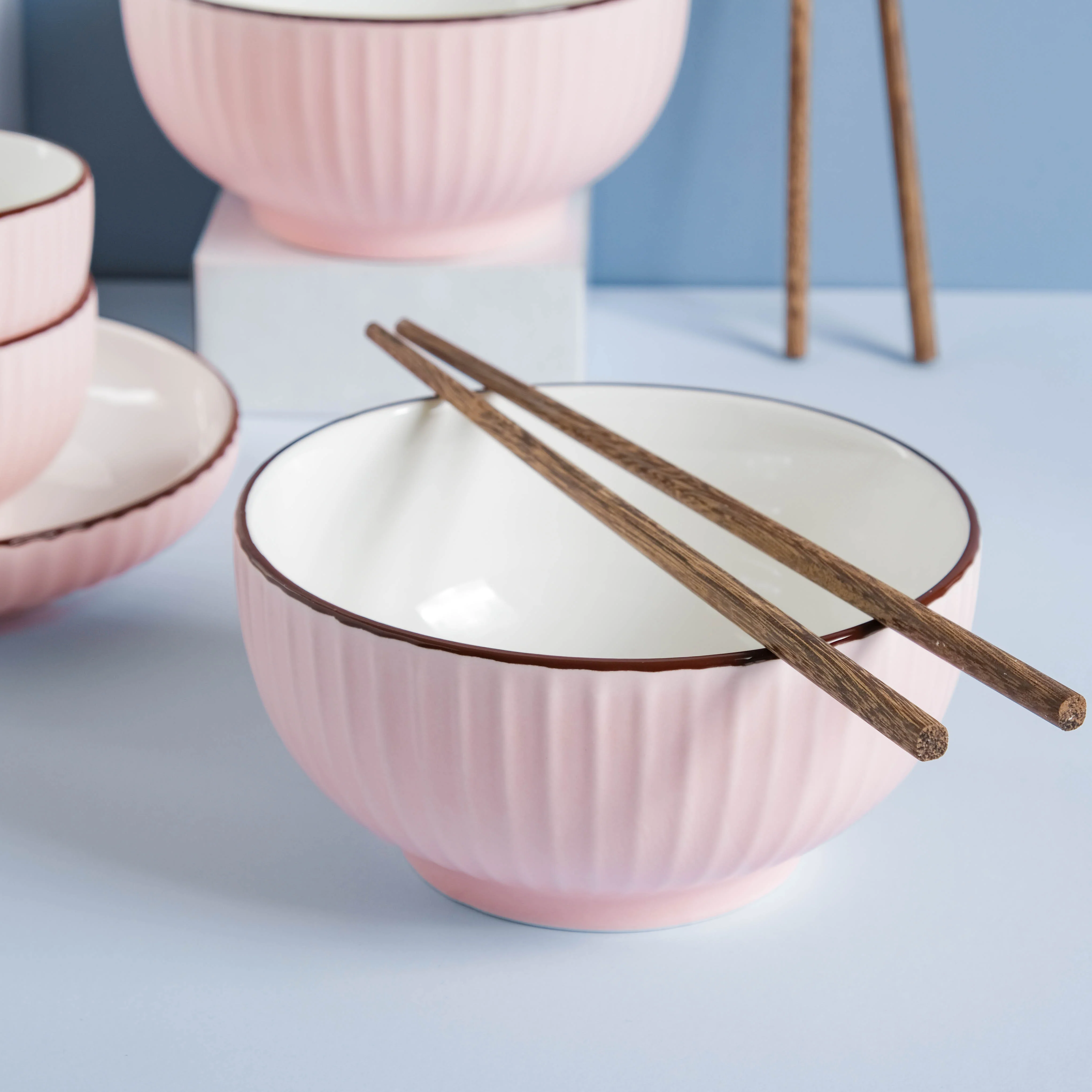 Rosy 10 Piece Soup Snack Set for 2 - Image 12