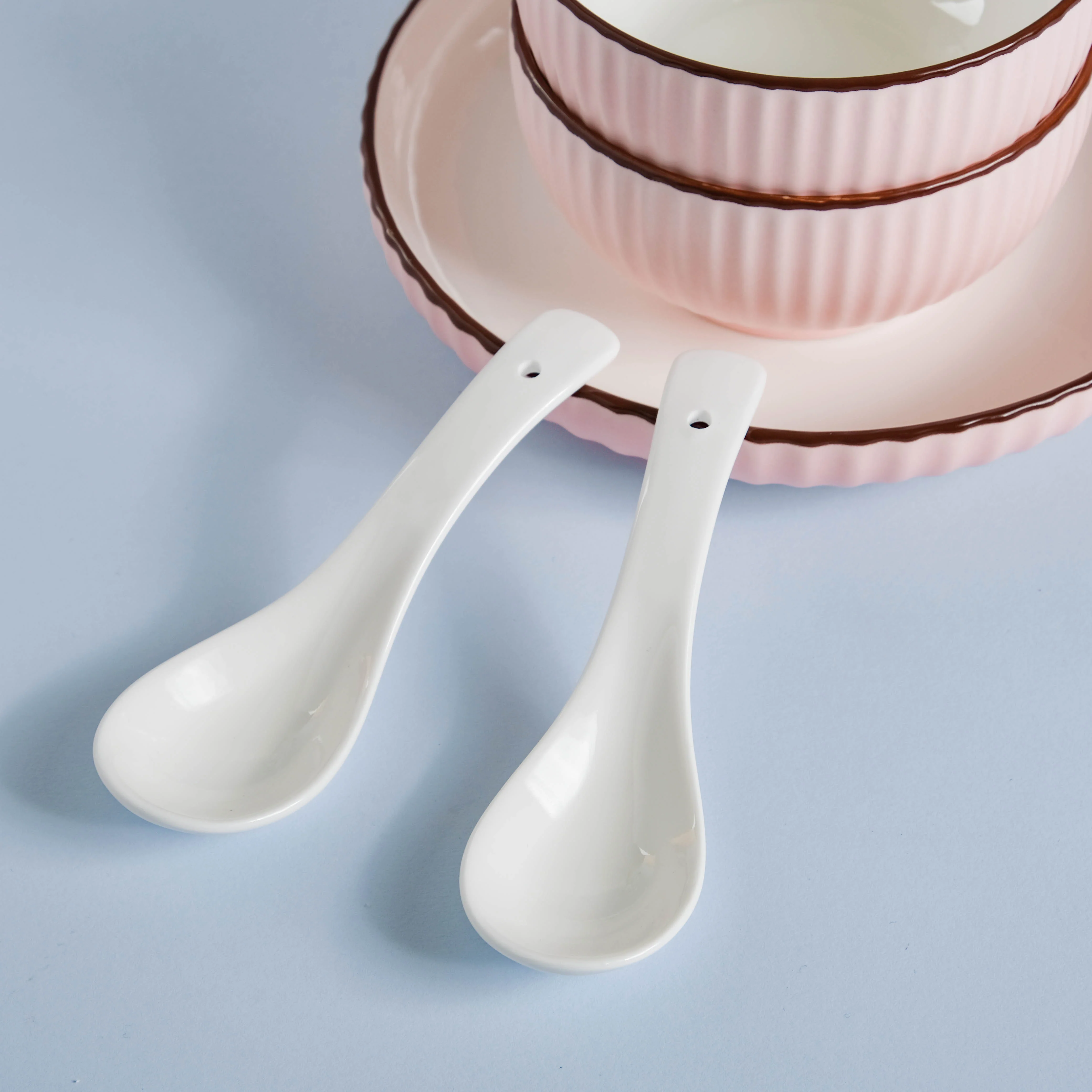 Rosy 10 Piece Soup Snack Set for 2 - Image 18