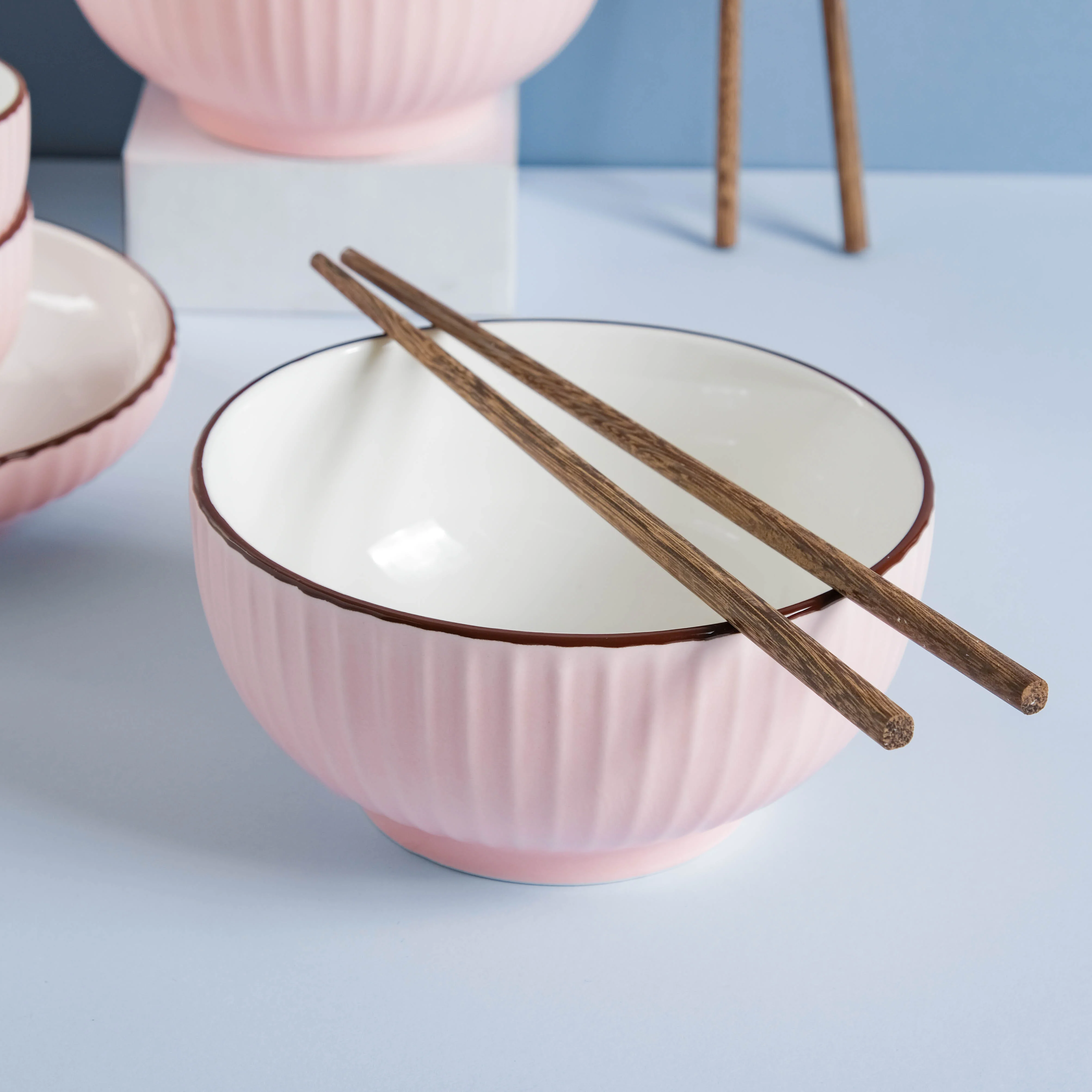 Rosy 10 Piece Soup Snack Set for 2 - Image 5