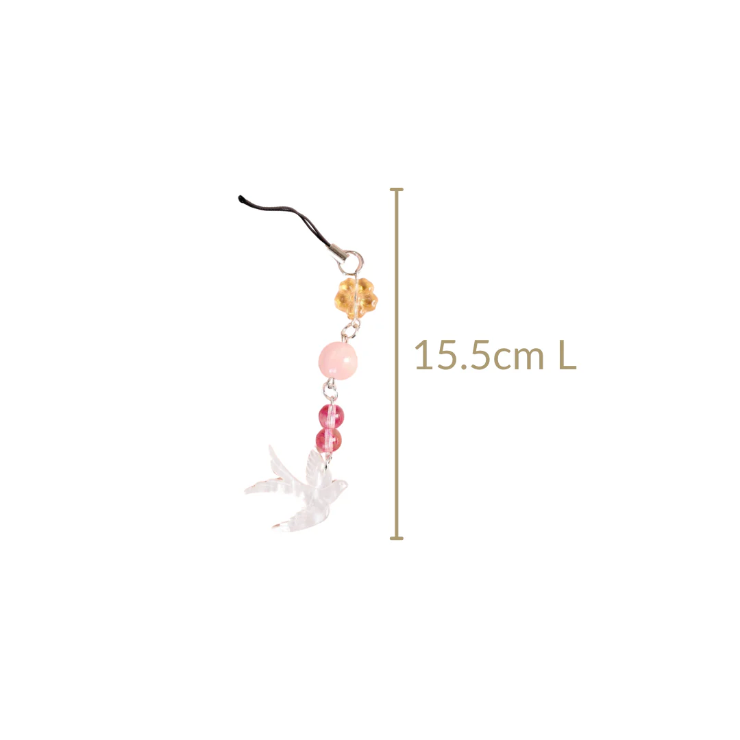 Rosy Dove Phone Charm - Image 4