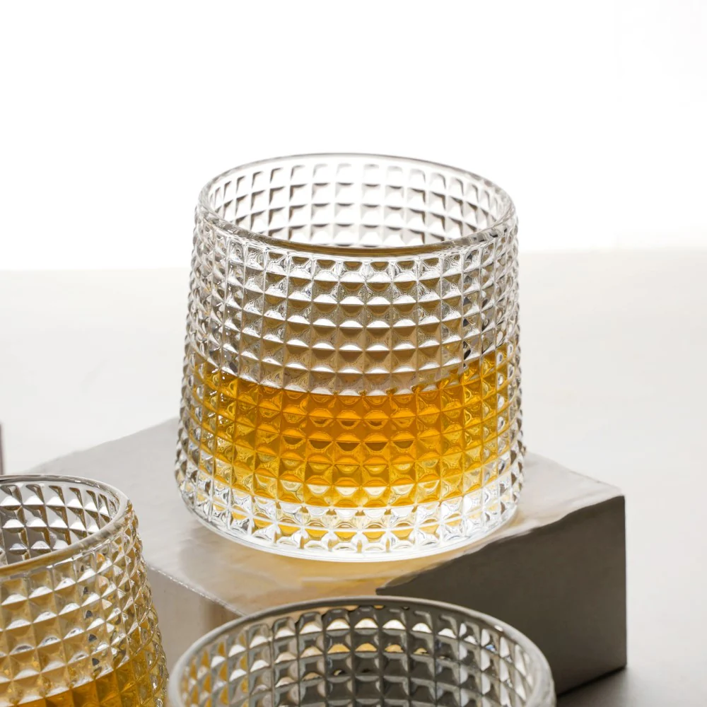Rotating Drinking Glass Set Of 6 150ml - Image 9