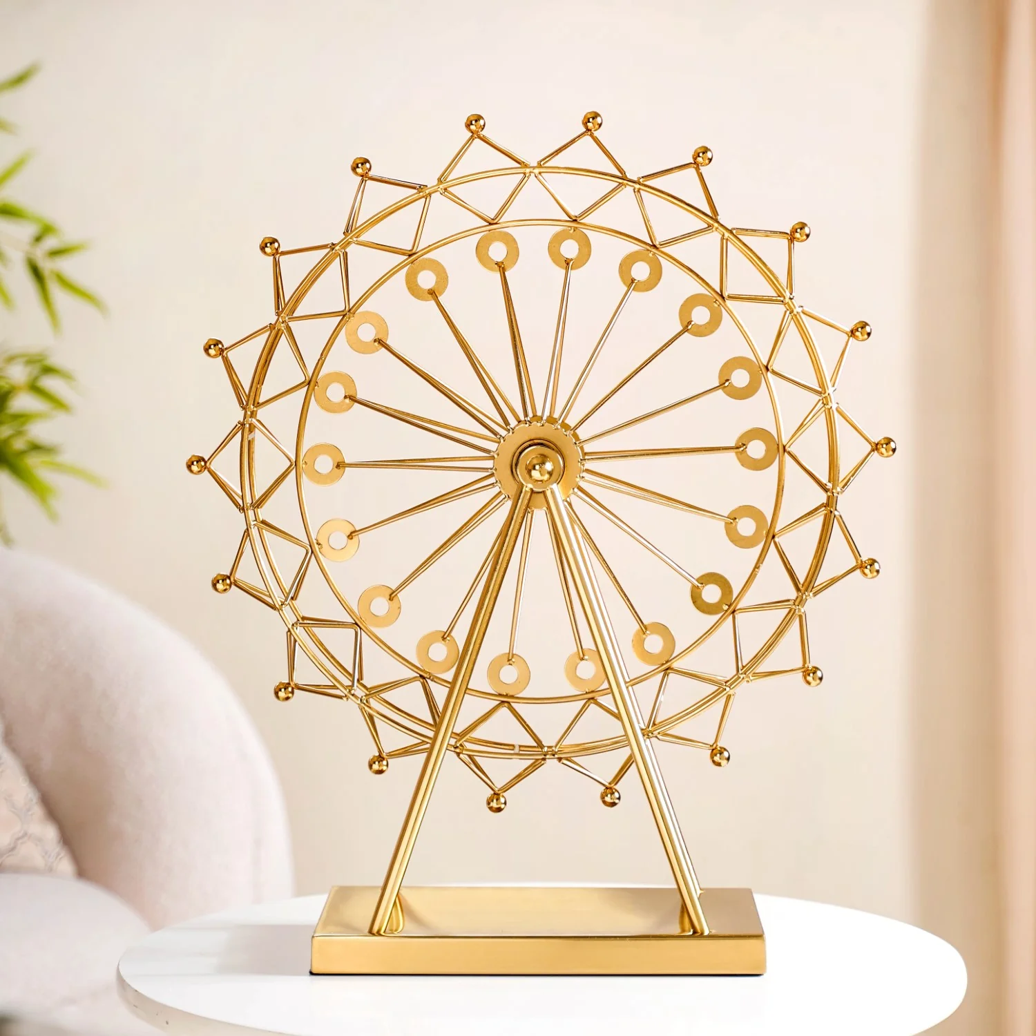 Rotating Ferris Wheel Large Metal Showpiece - Image 3