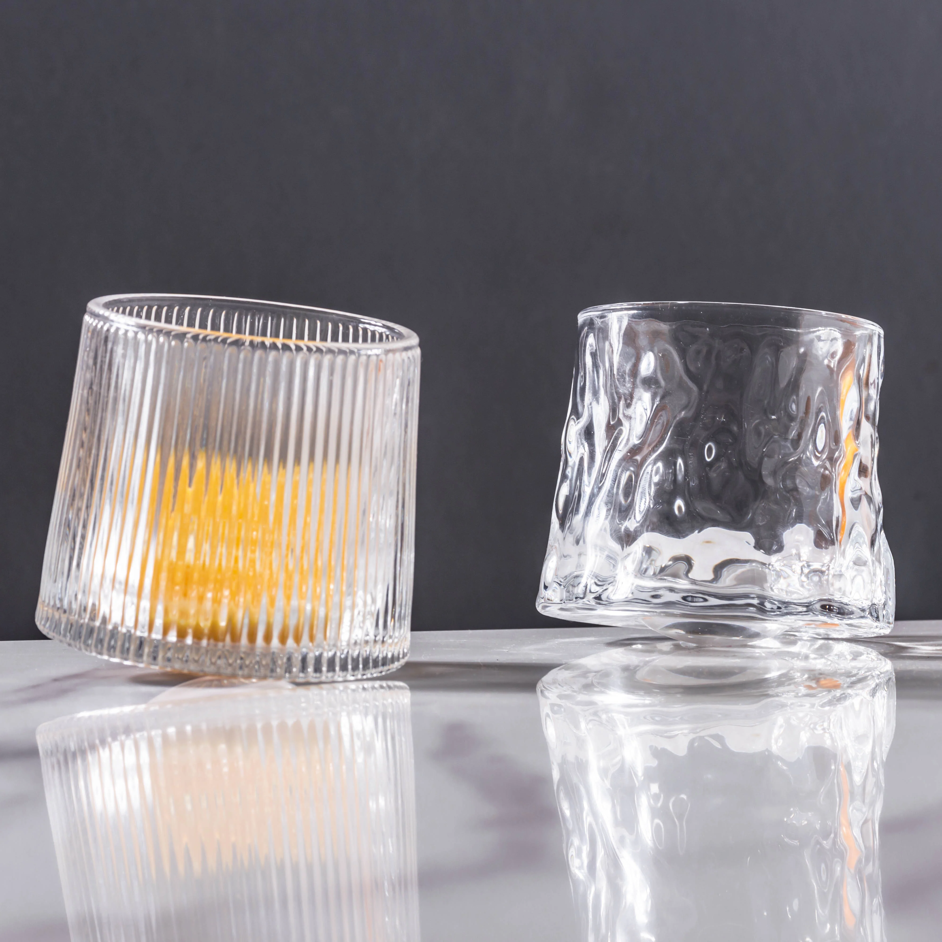 Rotating Glass Set of 2 - Image 4