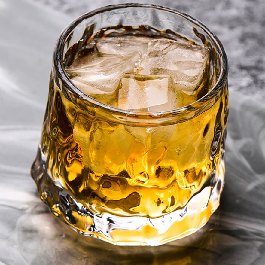 Rotating Rocks Glass for Drinks Set of 2 - Image 4