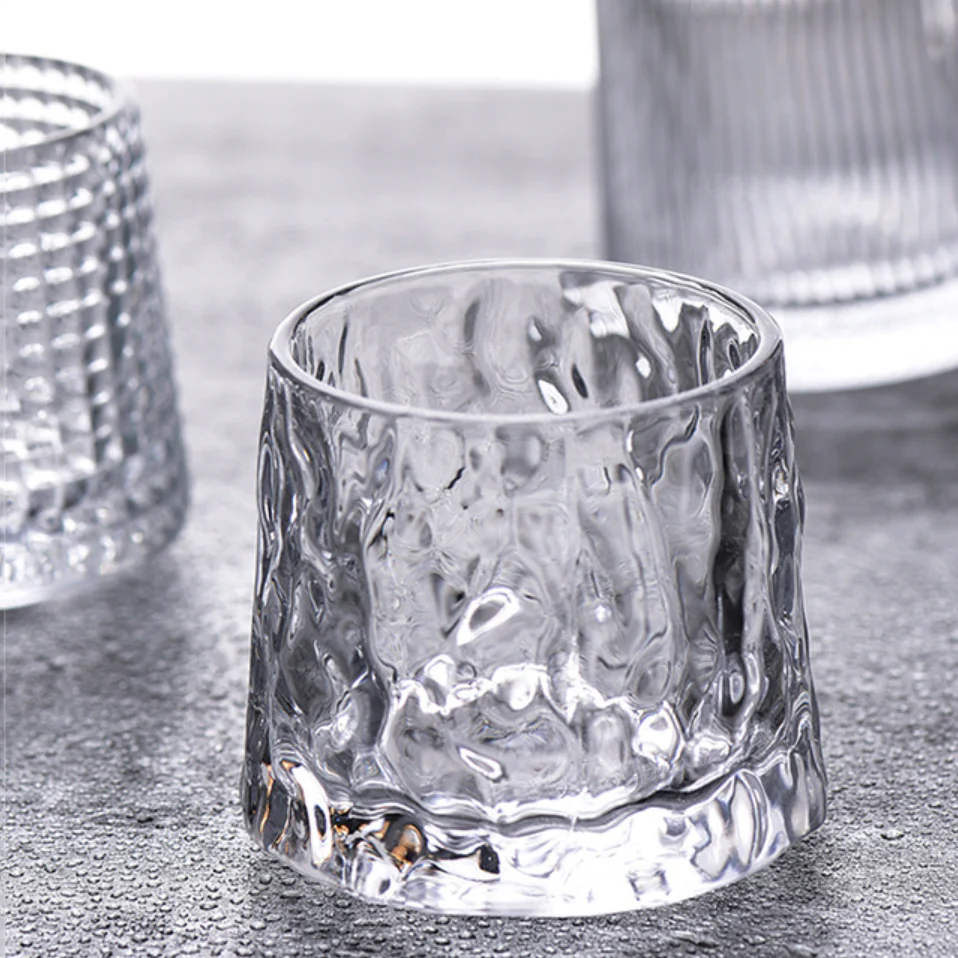 Rotating Rocks Glass for Drinks Set of 2 - Image 5