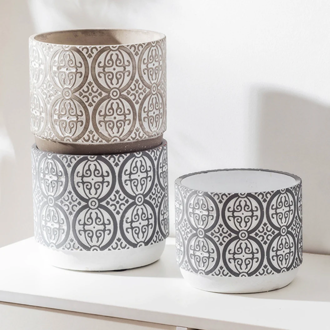 Round Pattern Pot Small - Image 7