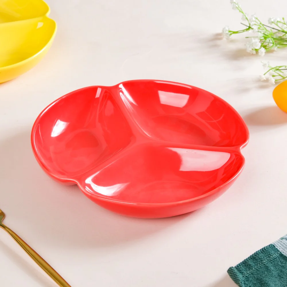 Round Section Plate Red 7.5 Inch - Image 5