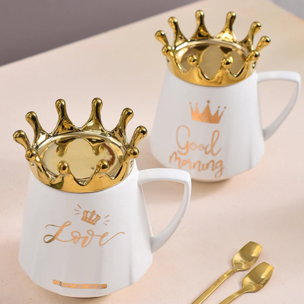 Royal Crown Love Coffee Cup With Lid 300 ml - Image 12