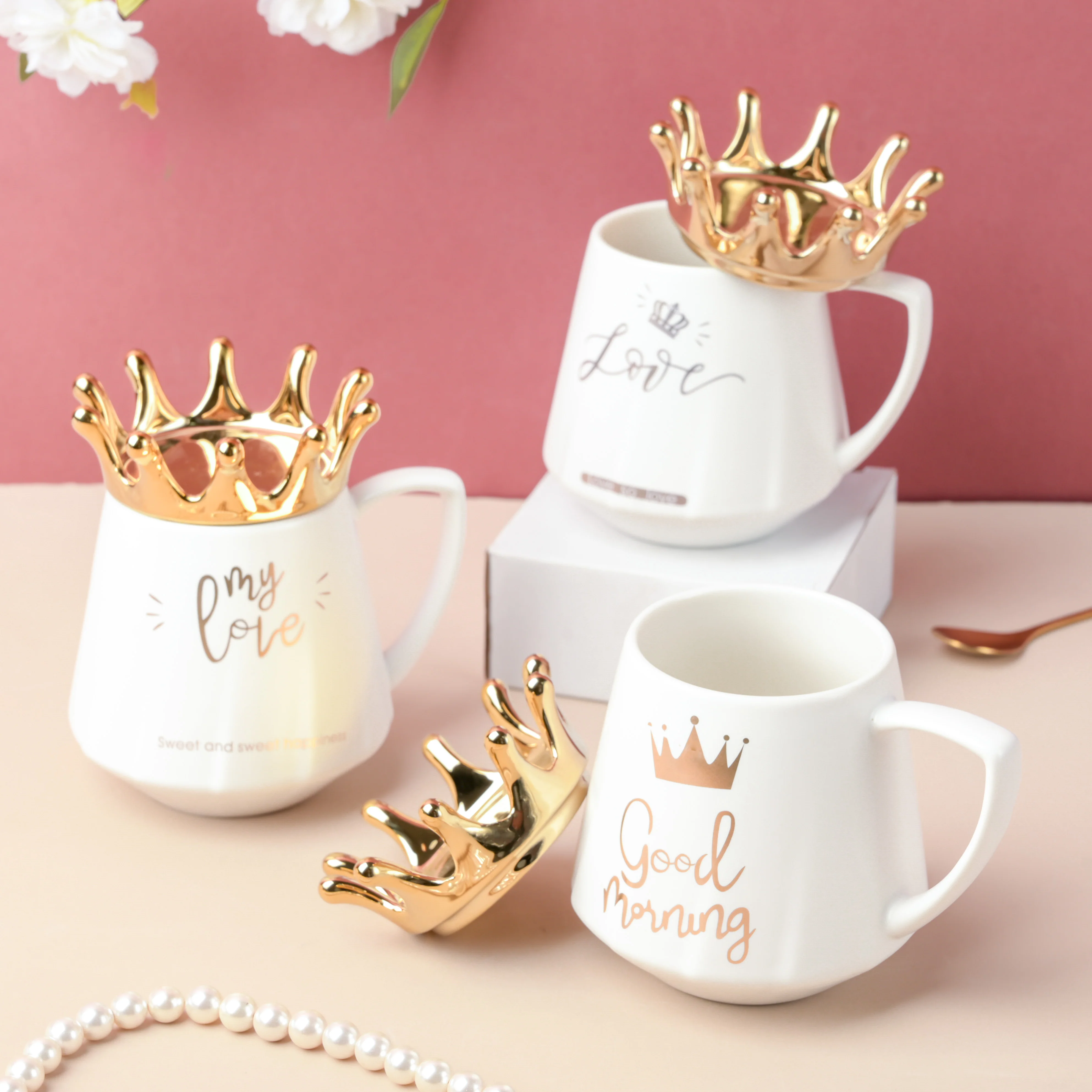 Royal Crown My Love Coffee Cup With Lid 300 ml - Image 7