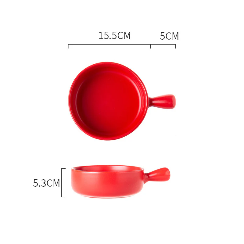 Ruby Red Baking Pan With Handle - Image 4