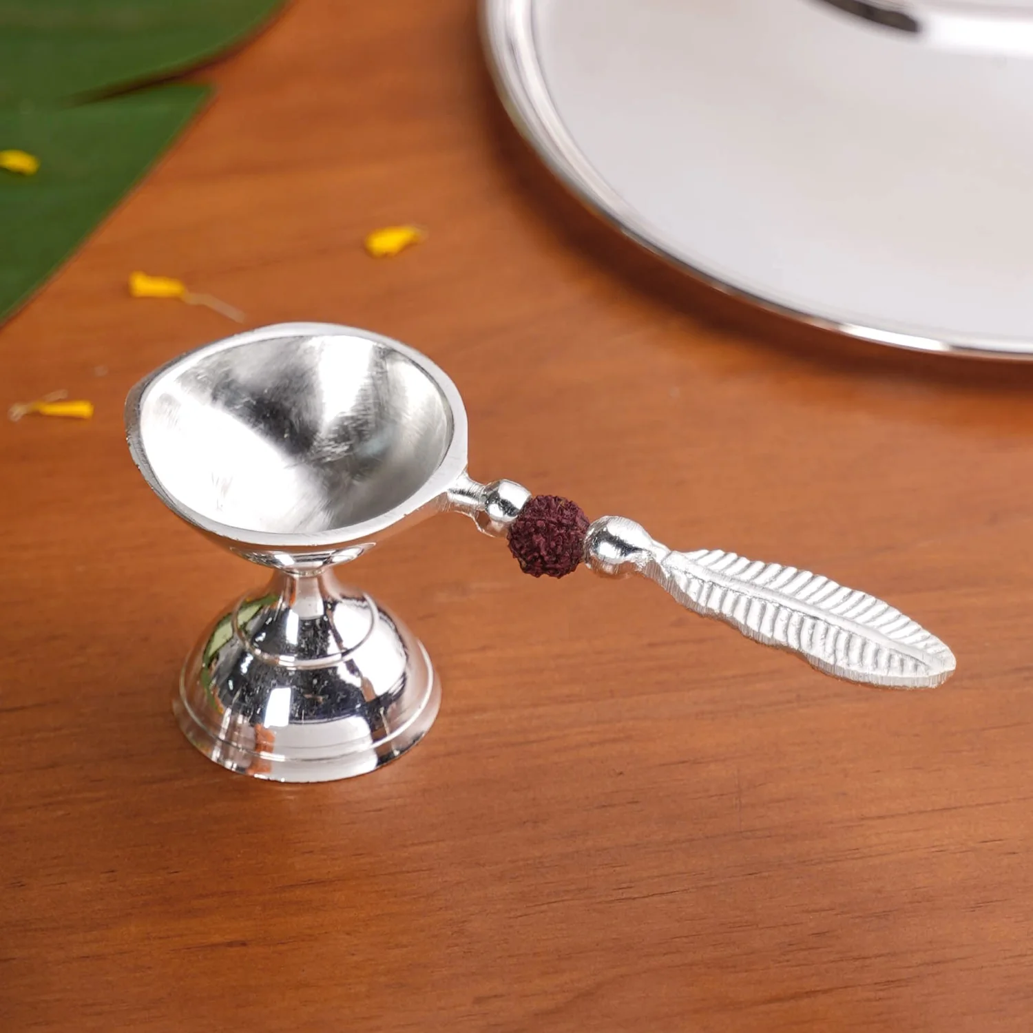 Rudraksh Shri Ganesh Daily Pooja Thali Set Of 5 - Image 7