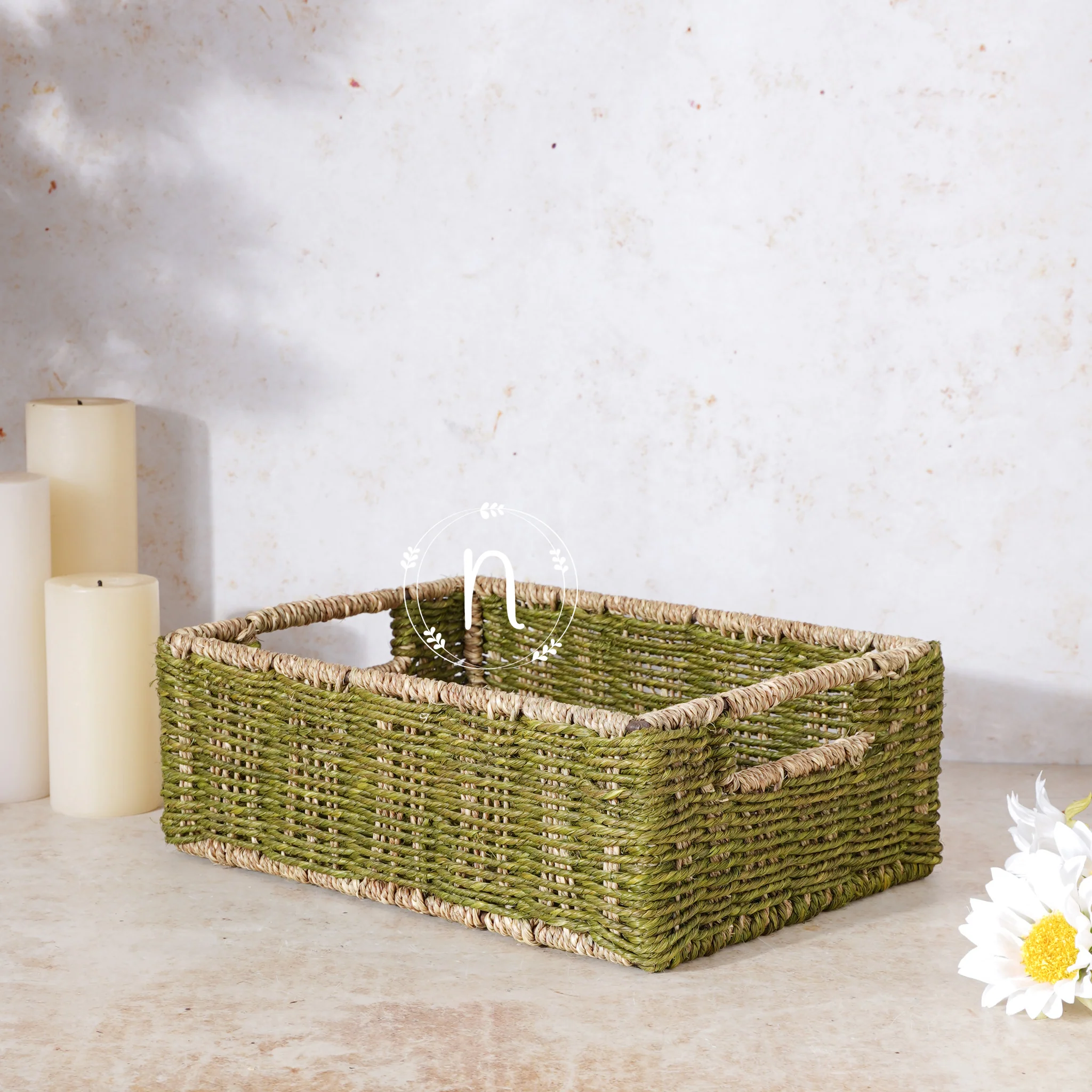 Sabai Grass Baskets Set - Image 11