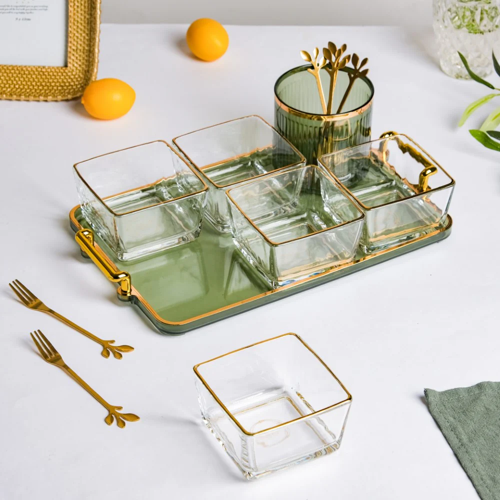 Sage Green Snack And Sweets Bowl Set of 13 - Image 5