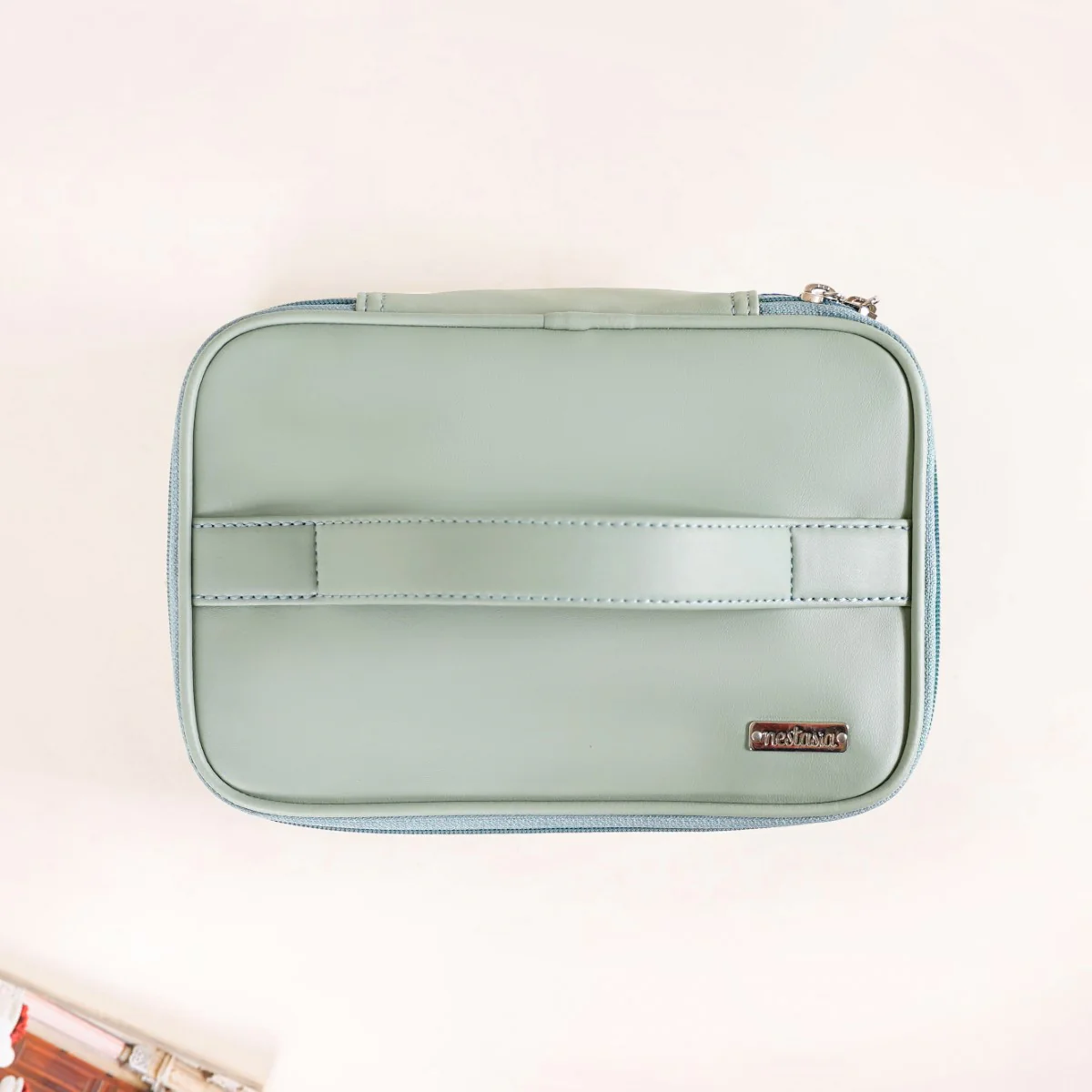 Sage Green Trendy Makeup Bag For Women - Image 10