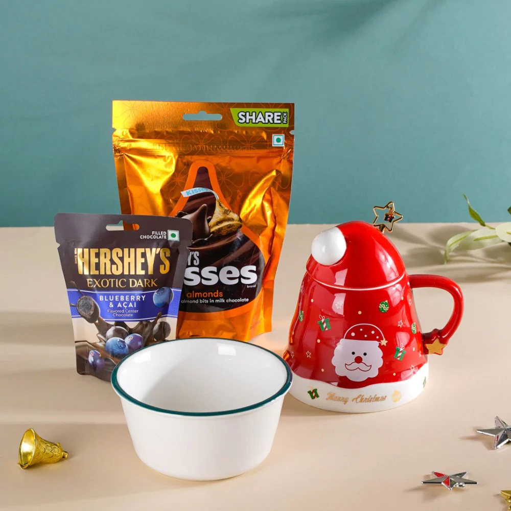Santa-mental Merry Christmas Hamper Set of 4 - Image 3