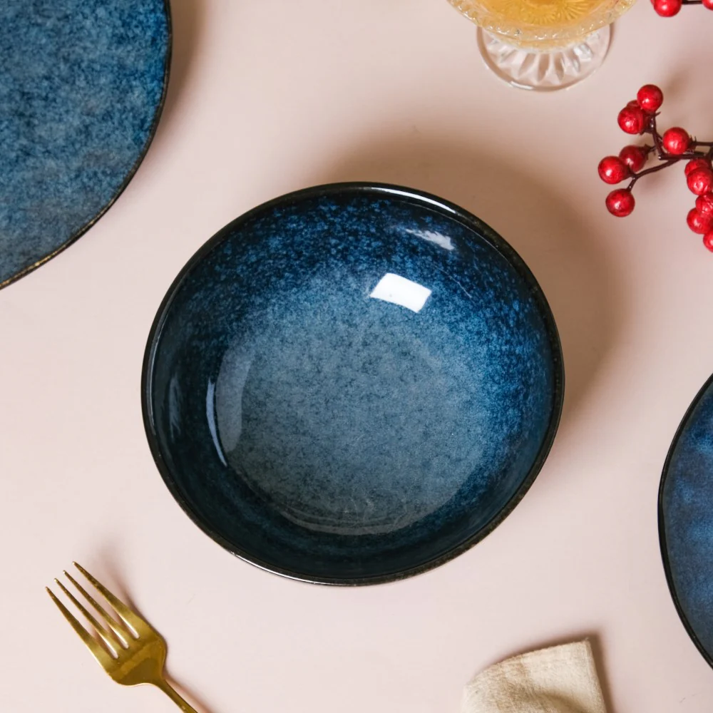 Sapphire Luxe Serving Bowl Blue 7 Inch 800 ml - Image 3