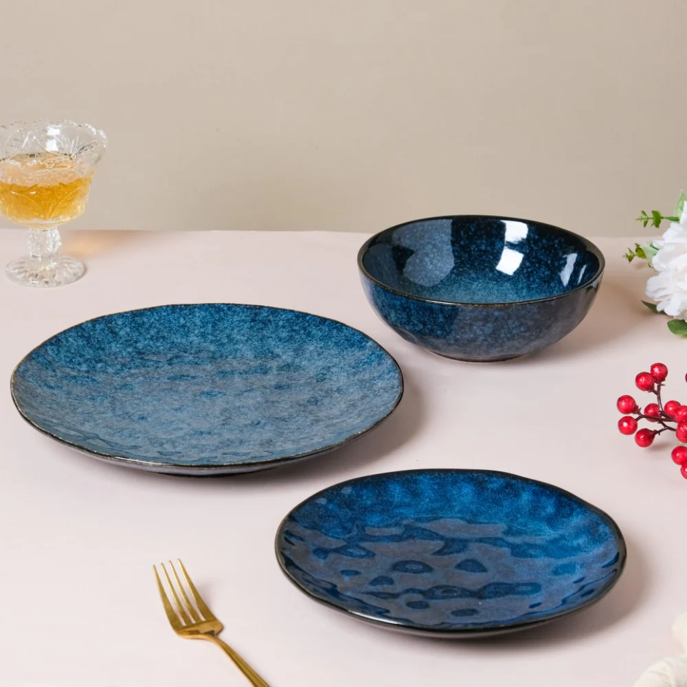 Sapphire Luxe Serving Bowl Blue 7 Inch 800 ml - Image 5