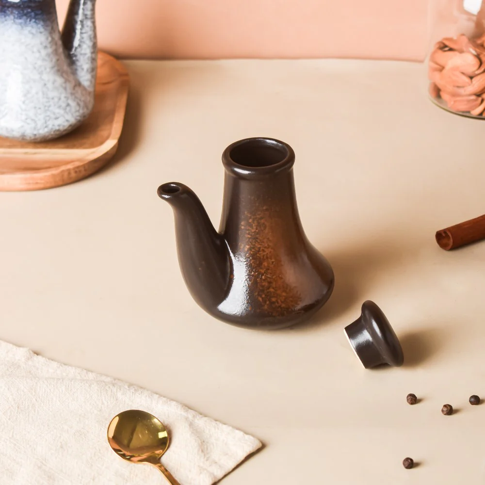 Savanna Stoneware Oil Pot 150ml - Image 3