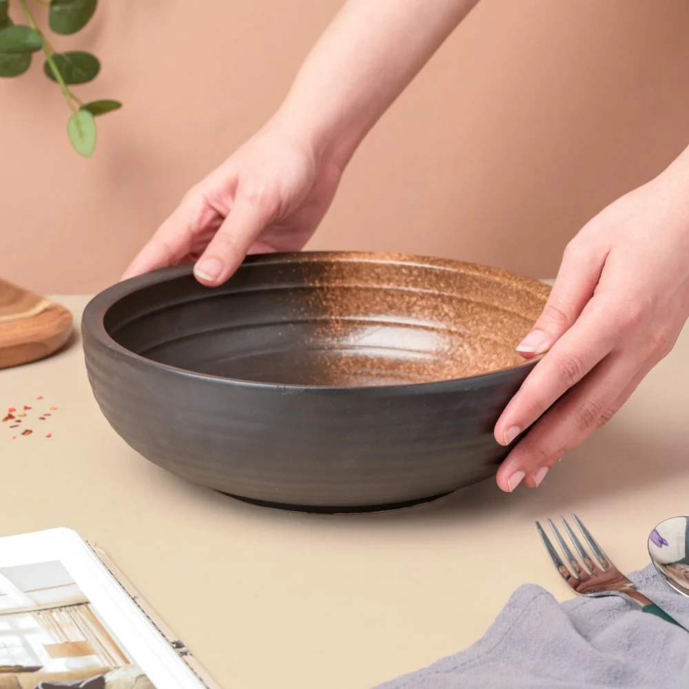 Savanna Stoneware Serving Bowl 9 Inch 1700 ml - Image 2
