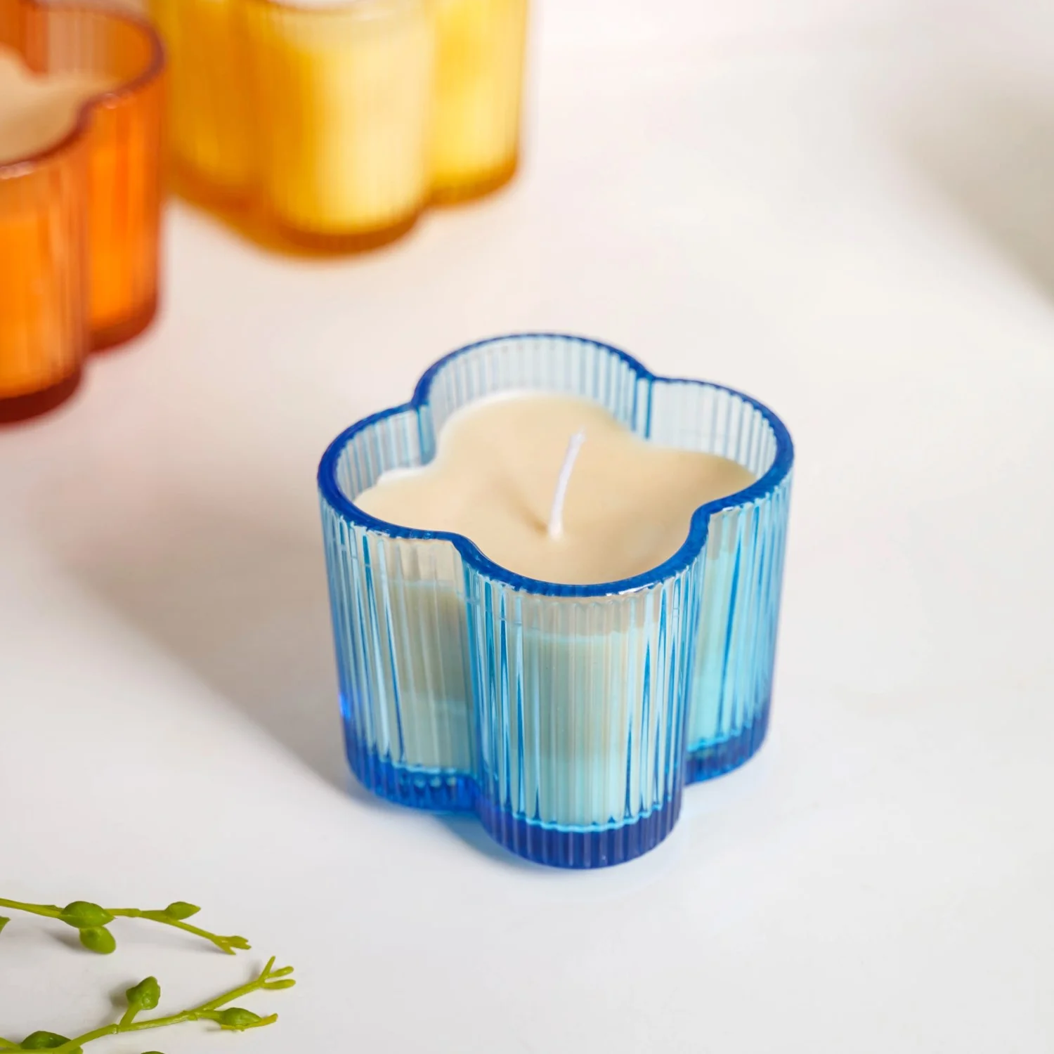 Scented Oasis Fragrant Lucky Leaf Candle Set Of 4 - Image 10