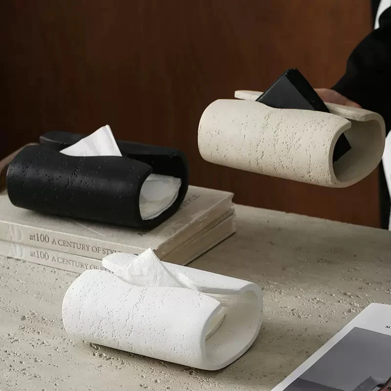 Sculpt Wave Tissue Holder Black - Image 10