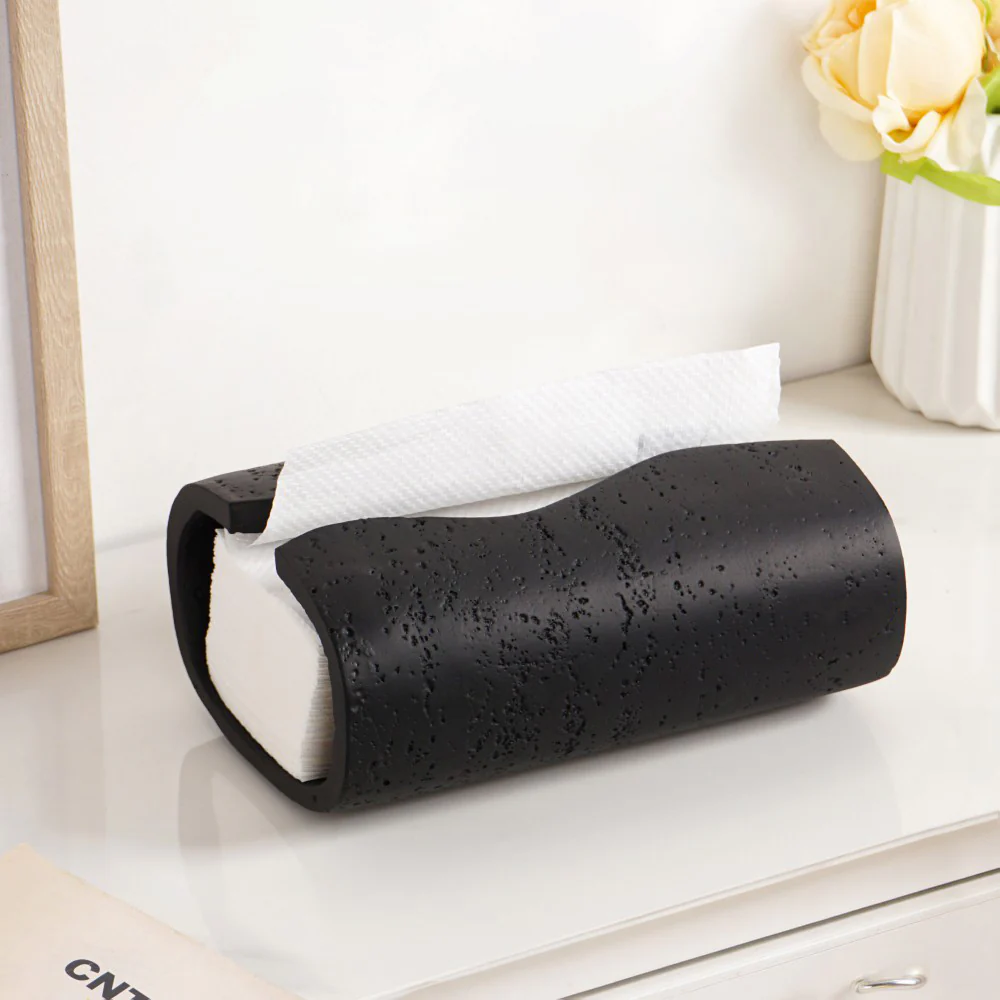 Sculpt Wave Tissue Holder Black - Image 7