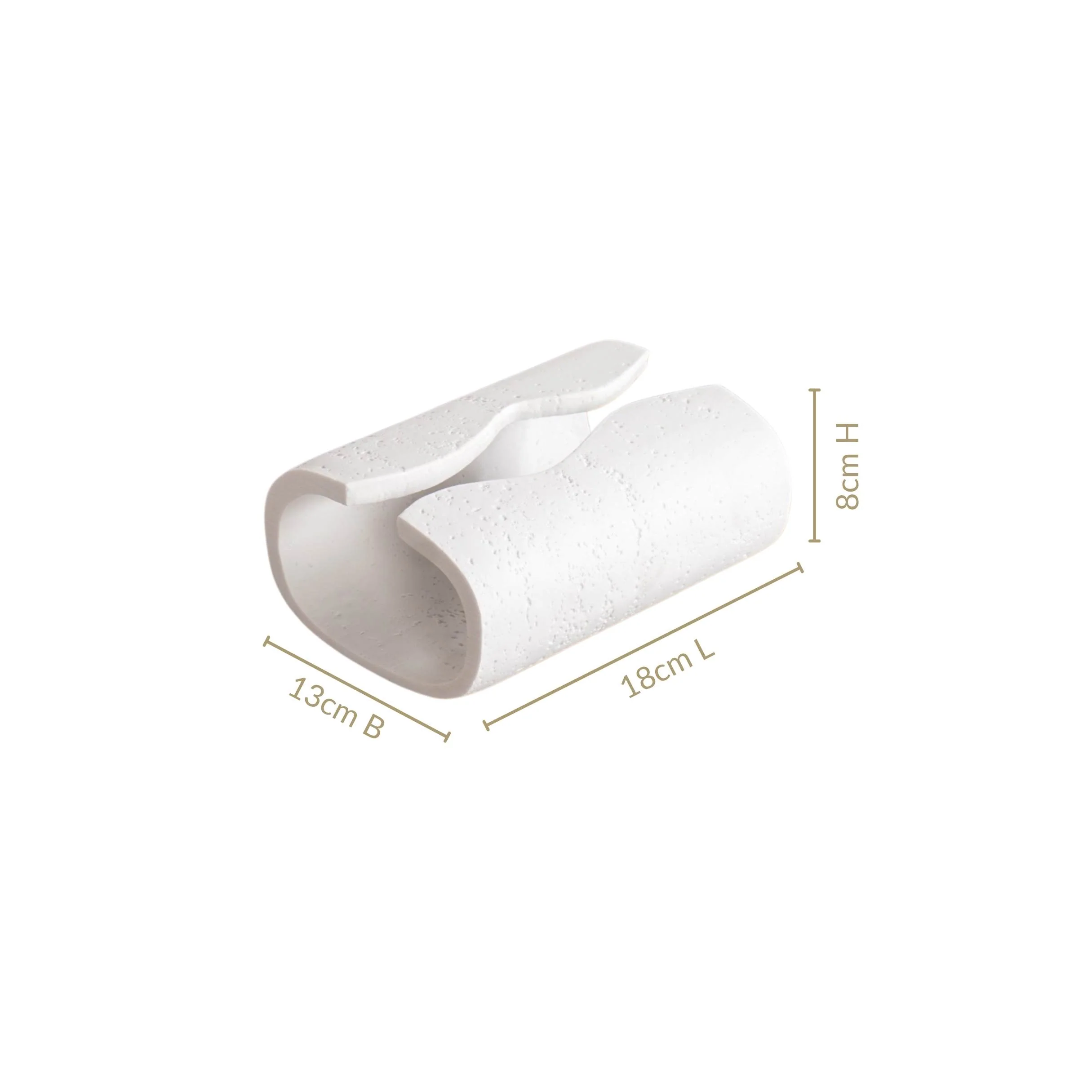 Contemporary Tissue Holder White - Image 5