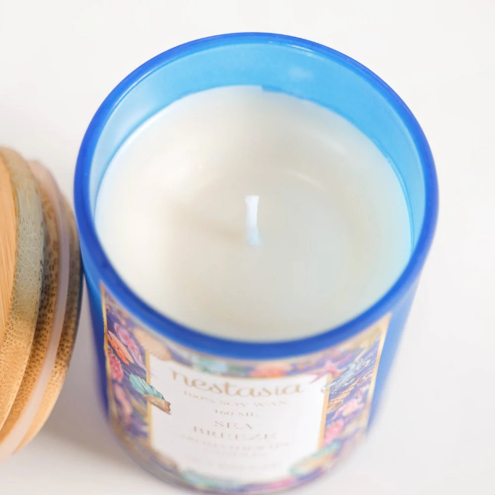 Sea Breeze Scented Candle Jar With Lid Set Of 2 - Image 9