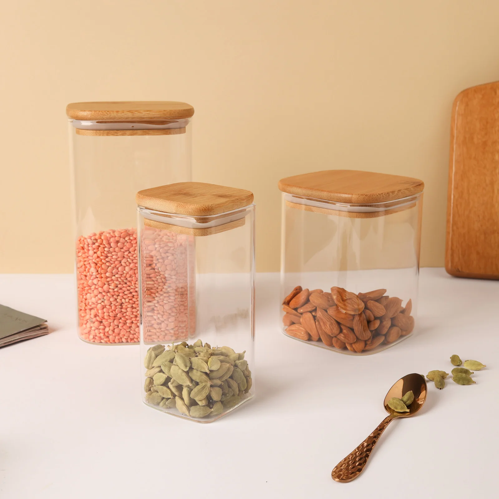 Seal Glass Jar Set of 3 - Image 4