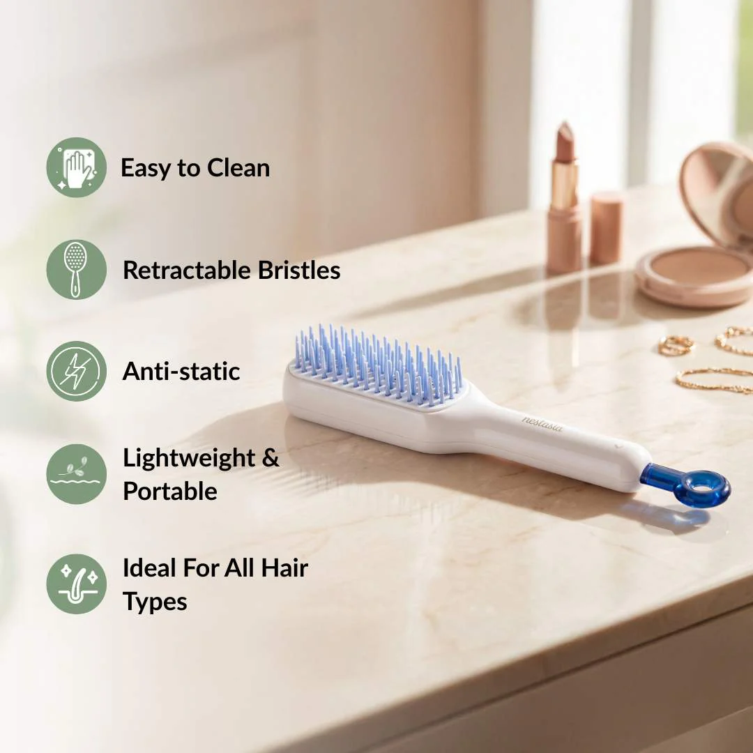Self Cleaning Hair Brush - Image 3