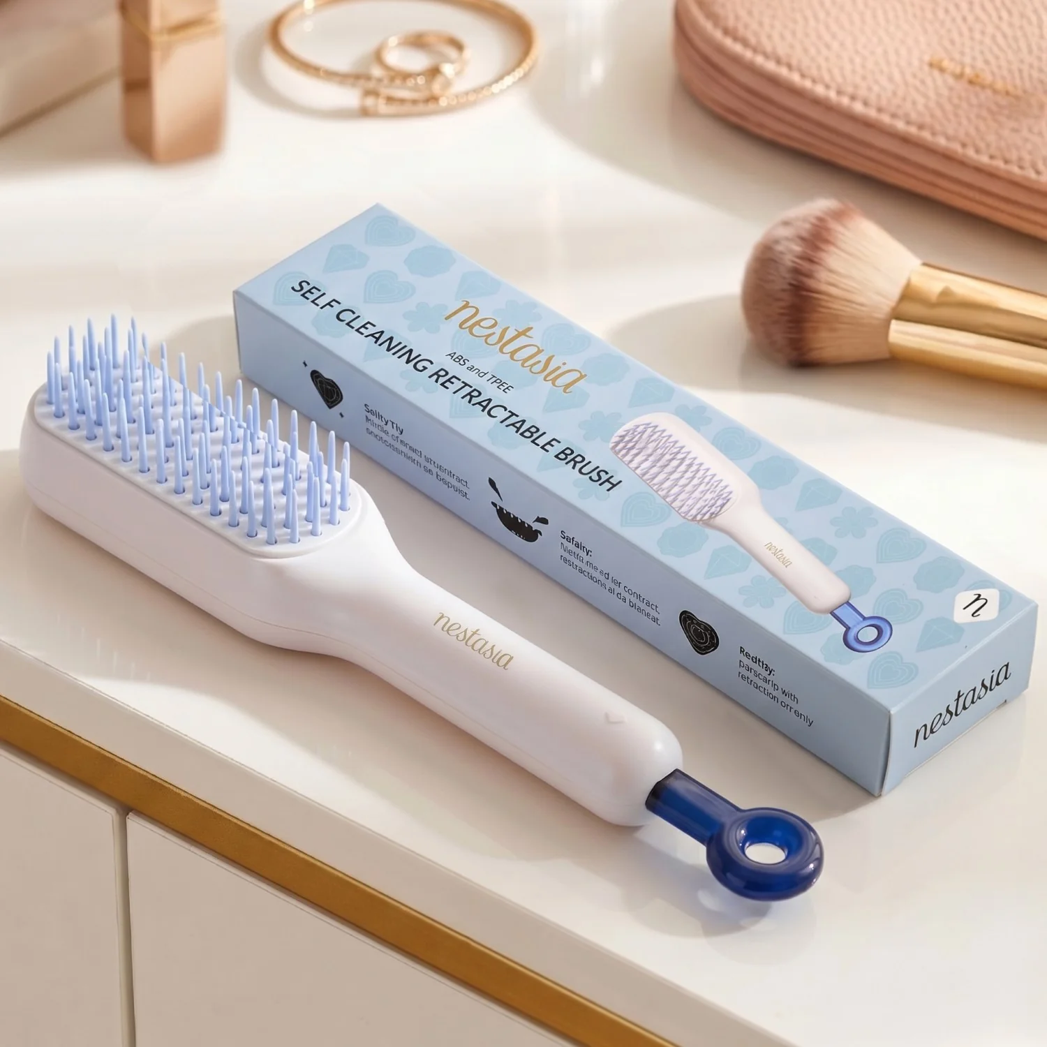 Self Cleaning Hair Brush - Image 7