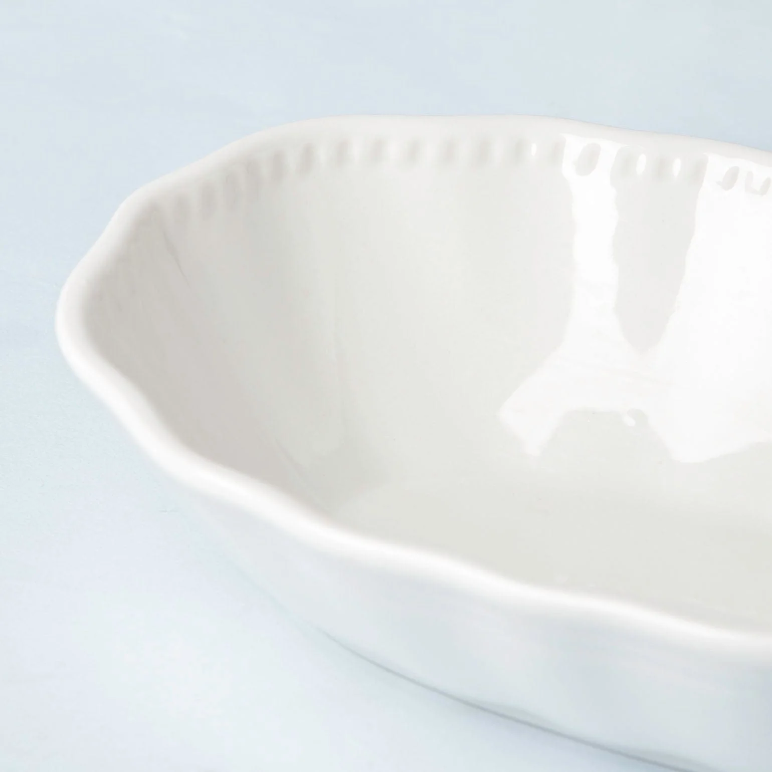 Serena Oval Snack Bowl White 8 Inch 350 ml - Image 5