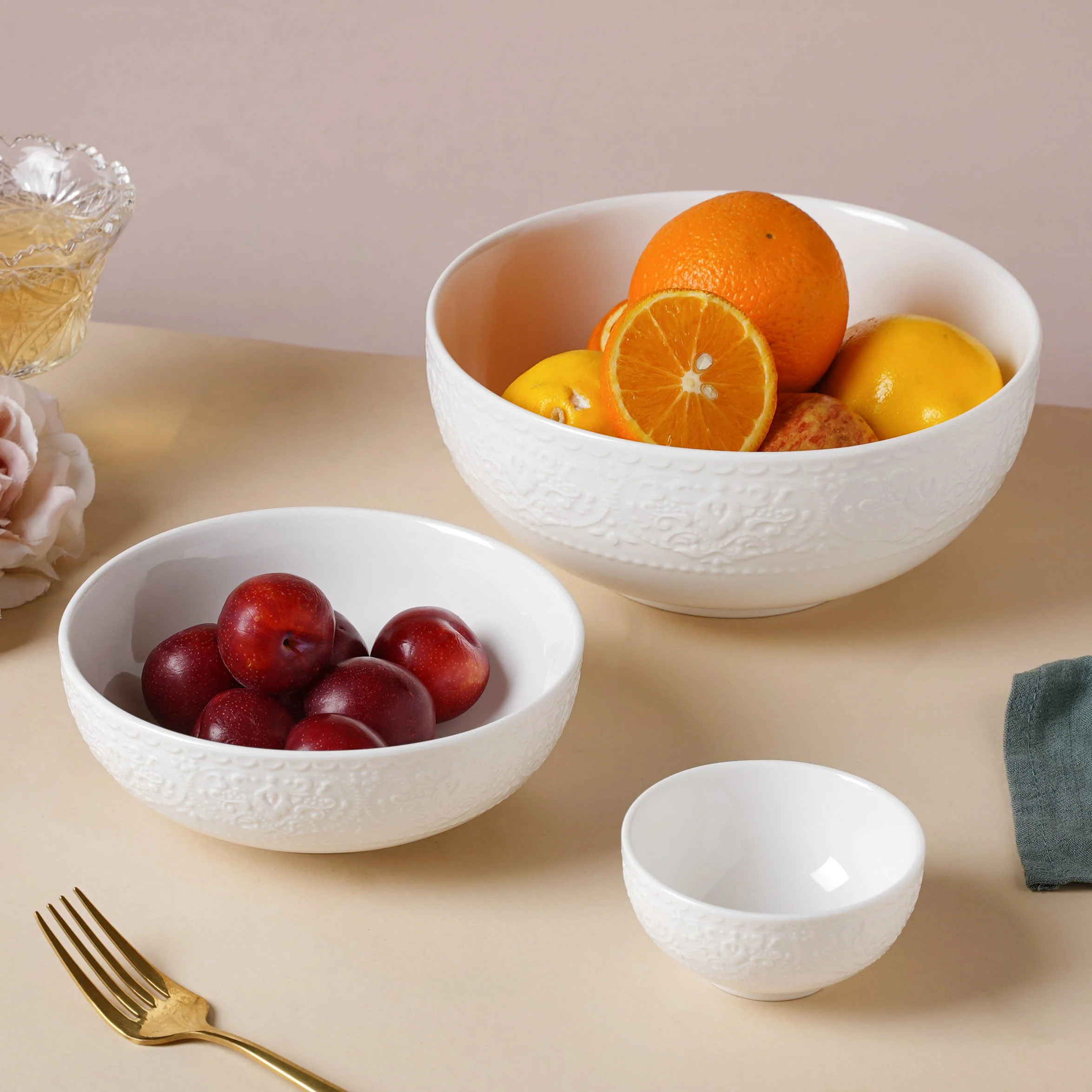 Serena Pearly White Dip Bowl 100 ml - Image 7