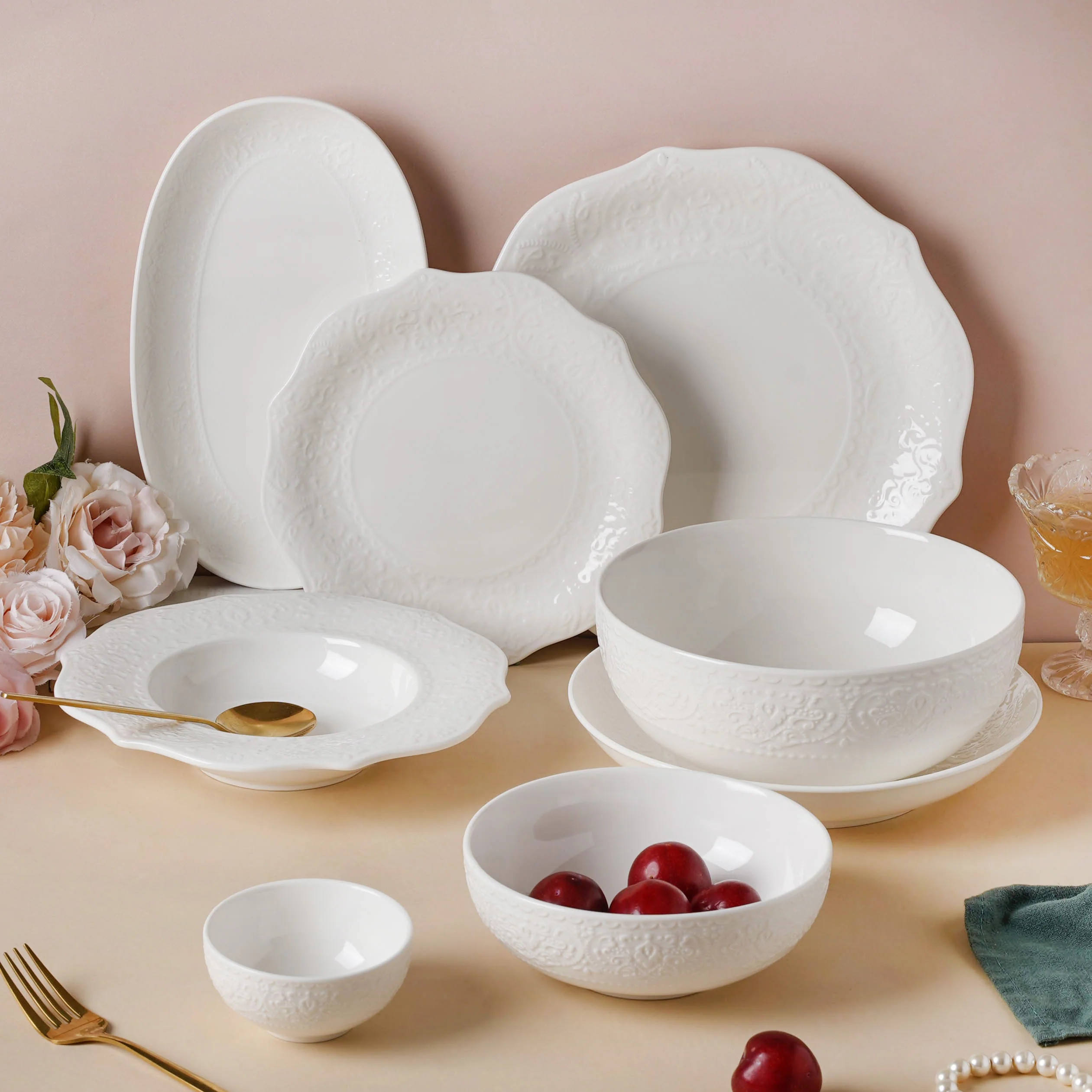 Serena Pearly White Dip Bowl 100 ml - Image 9