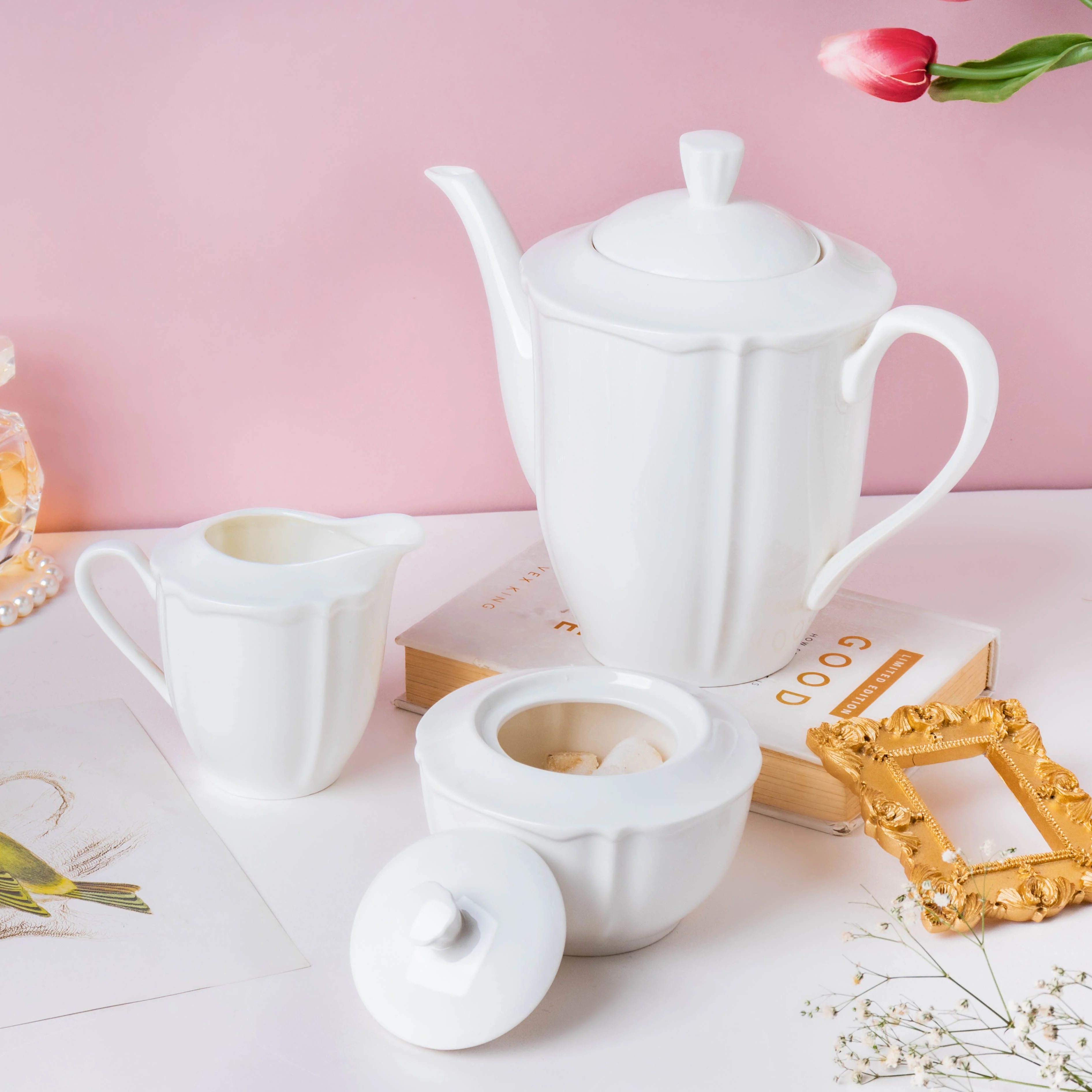 Serena White Truffle Elegant Milk Pot 250 ml - Image 8