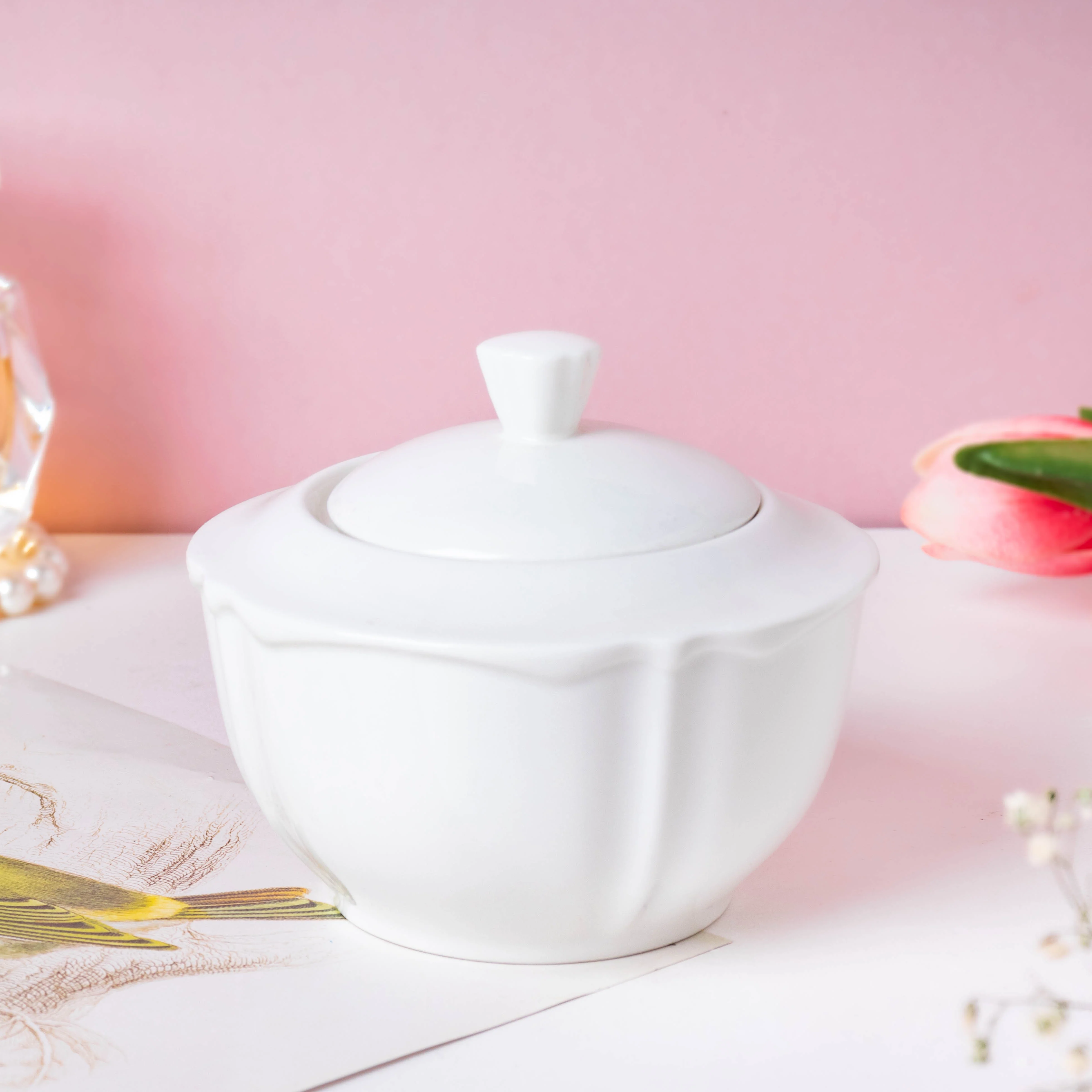 Serena White Truffle Sugar Cube Pot 300 ml