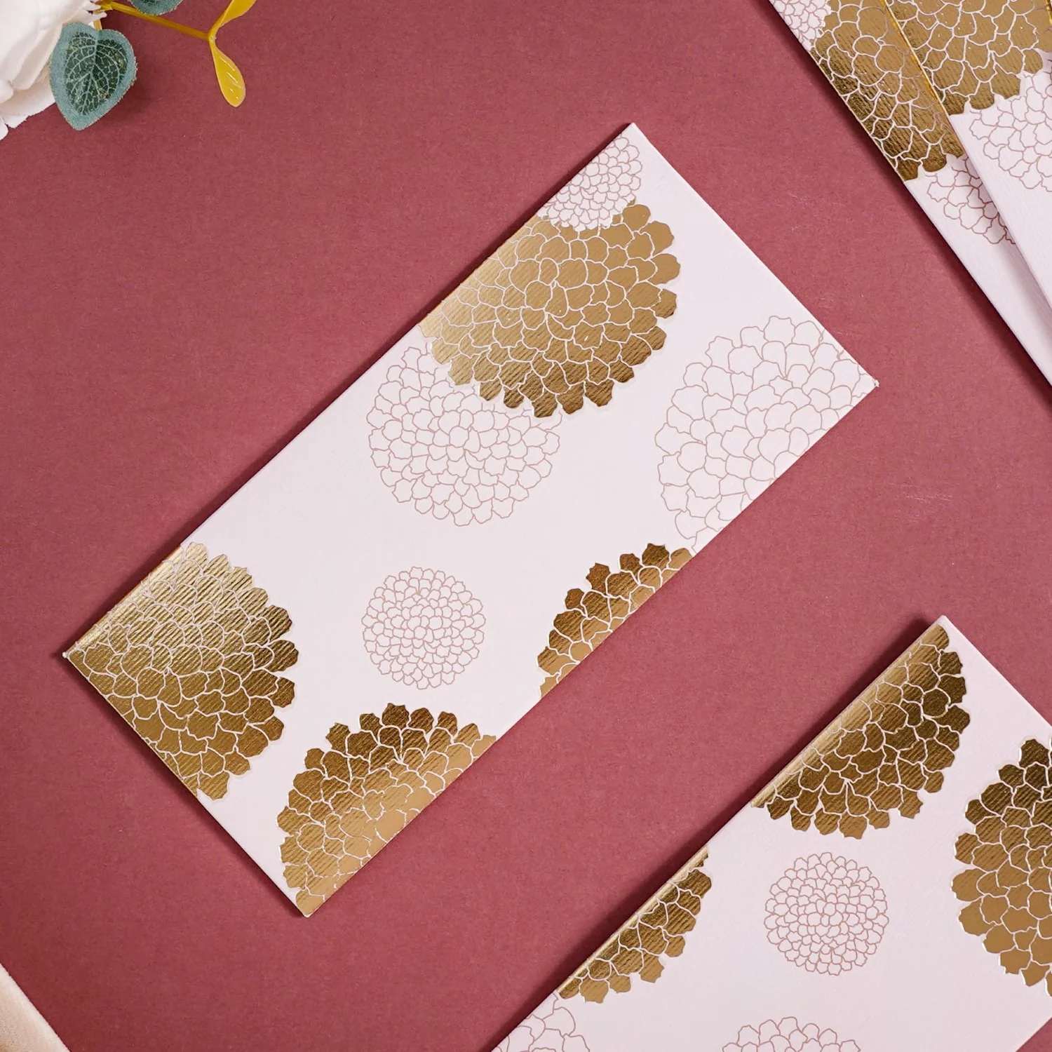 Set Of 12 Marigold Fancy Money Envelope - Image 6