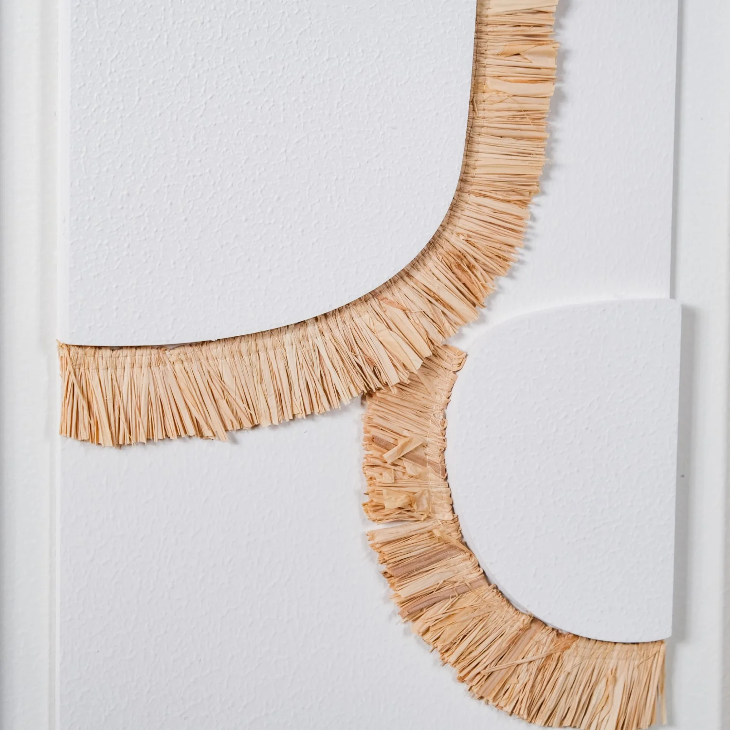 Set Of 2 Bohemian Straw Wall Art 20x16 Inch - Image 9