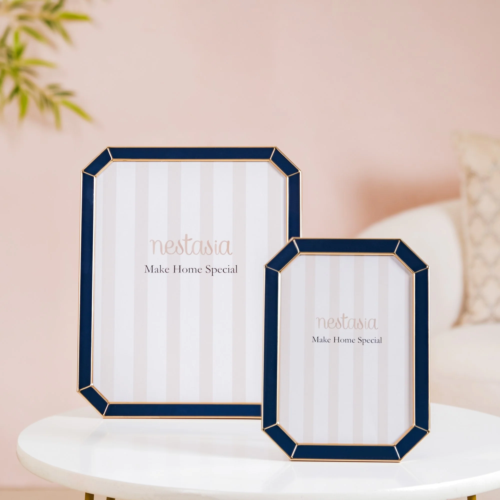 Set Of 2 Golden Rim Picture Frames - Image 8