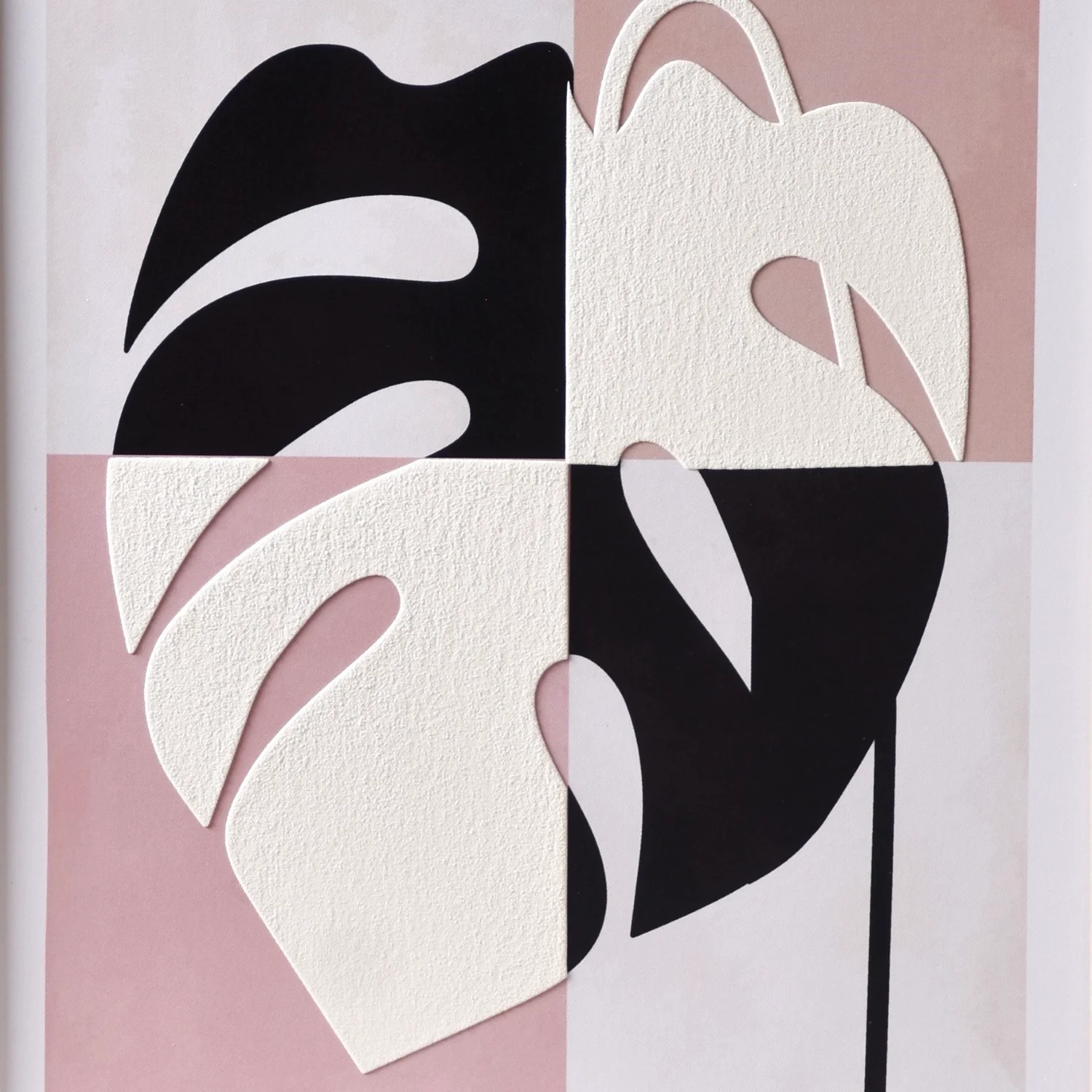 Set Of 2 Monstera Leaf Wall Art 23x17 Inch - Image 10