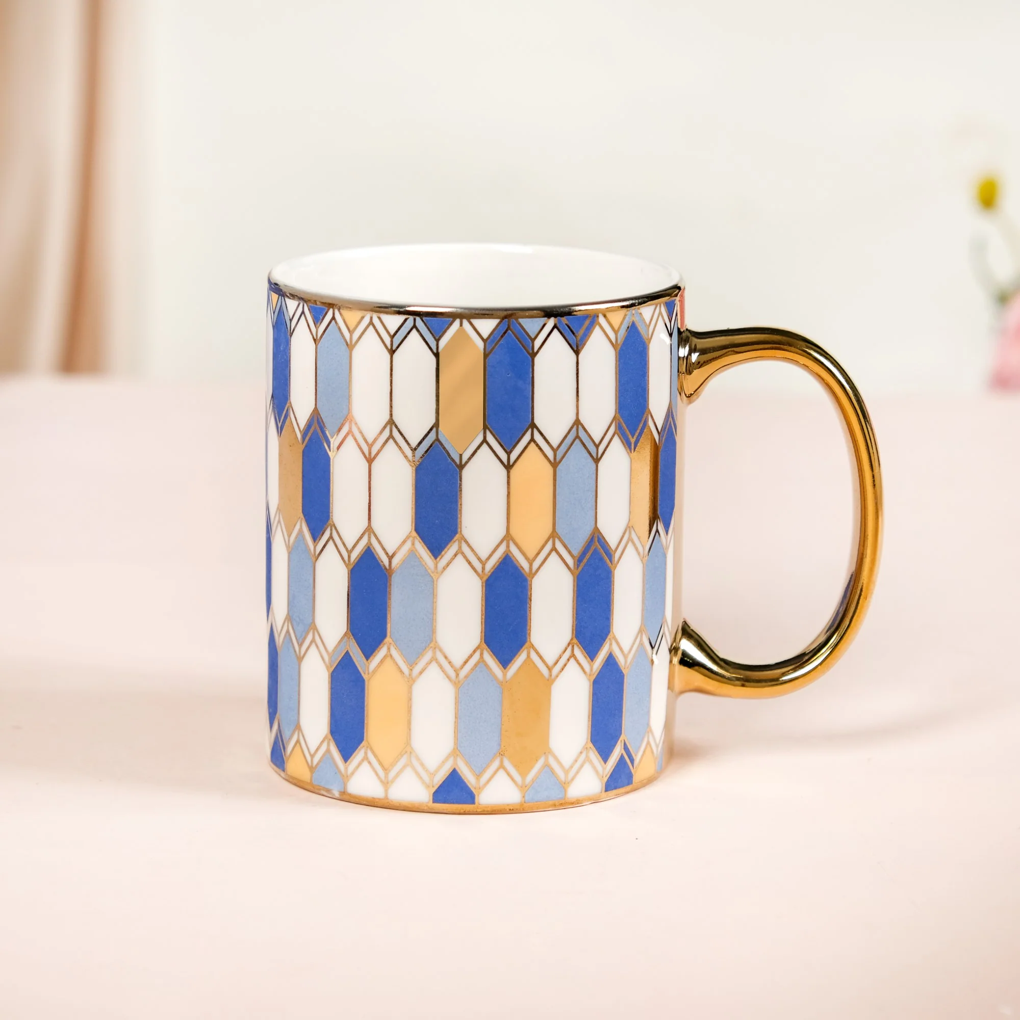 Set Of 2 Splendour Ceramic Mugs With Gift Box 350ml - Image 9