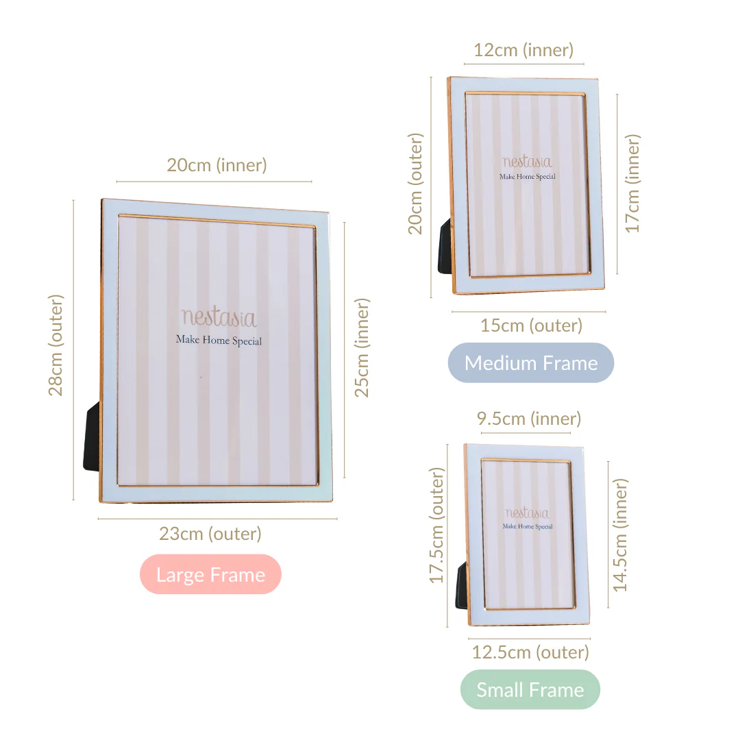 Set Of 3 Decorative Picture Frames Blue - Image 8