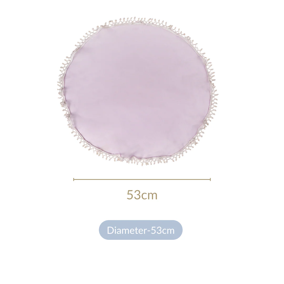 Set Of 3 Pearl Pastel Tray Covers Multicolour - Image 6