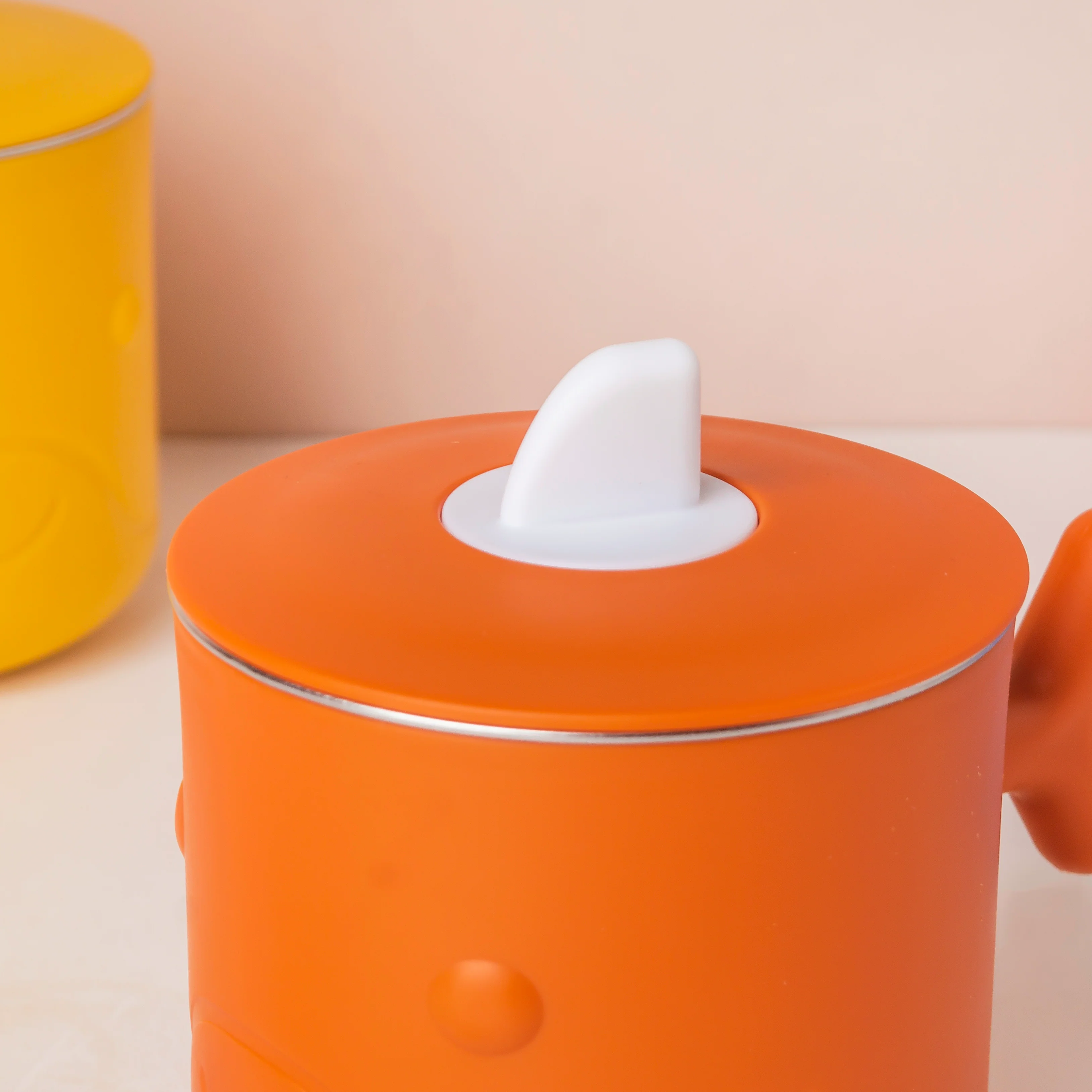 Keep Warm Stainless Steel Feeding Cup Orange 200 ml - Image 4