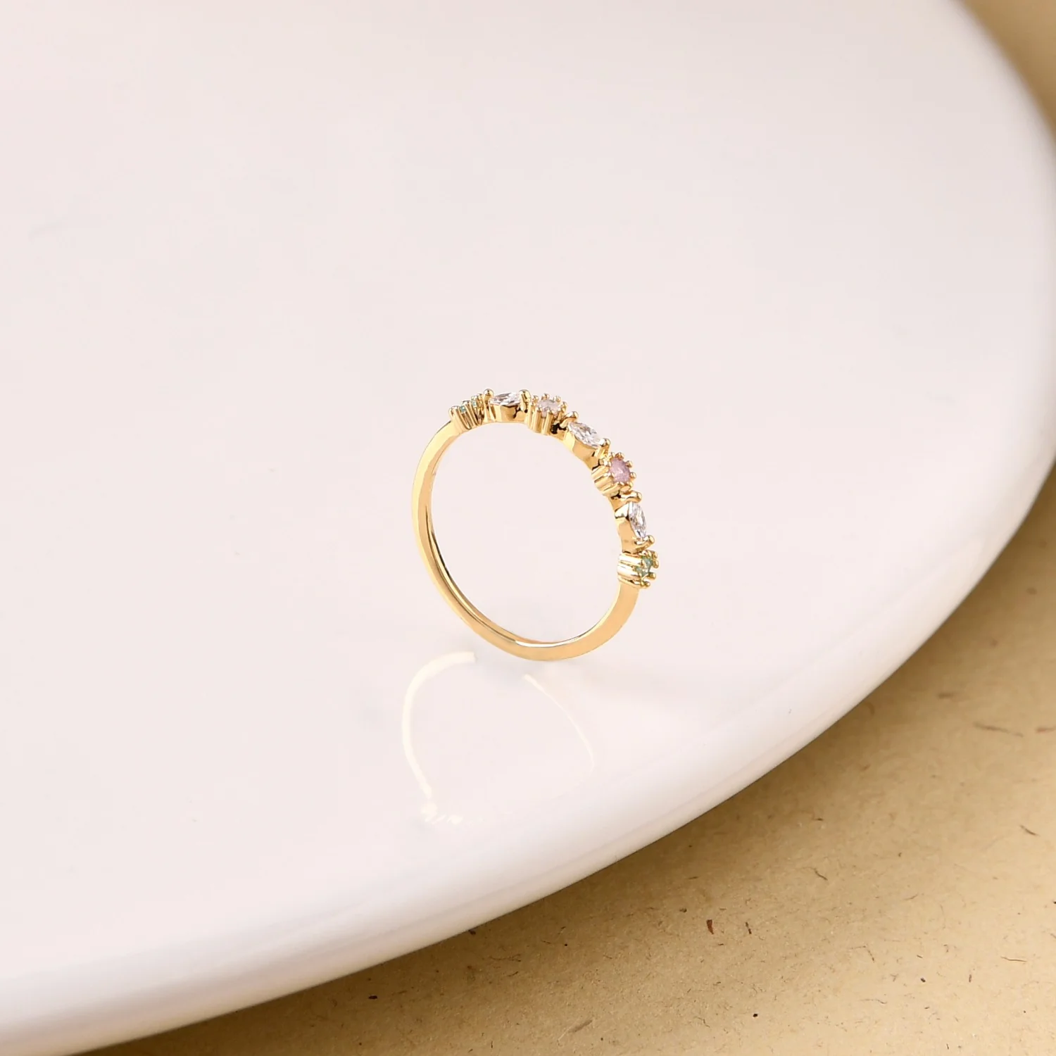 Shimmer In Harmony Gold Ring - Image 5