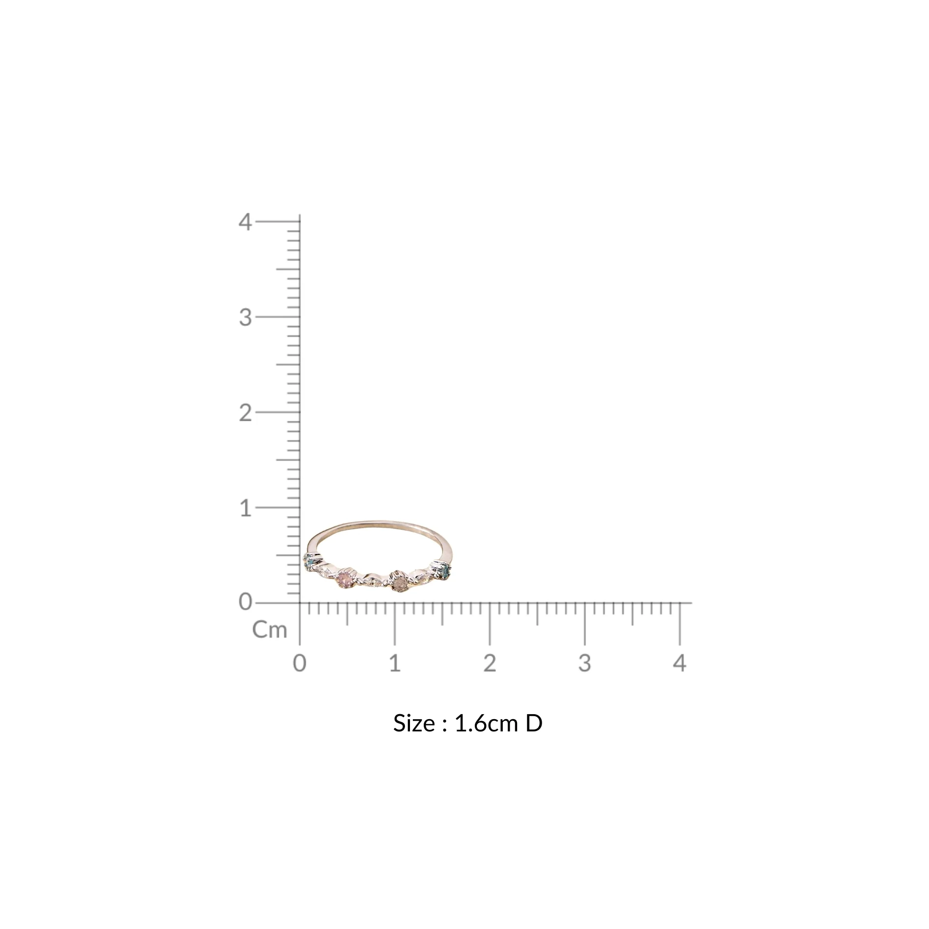 Shimmer In Harmony Silver Ring - Image 3