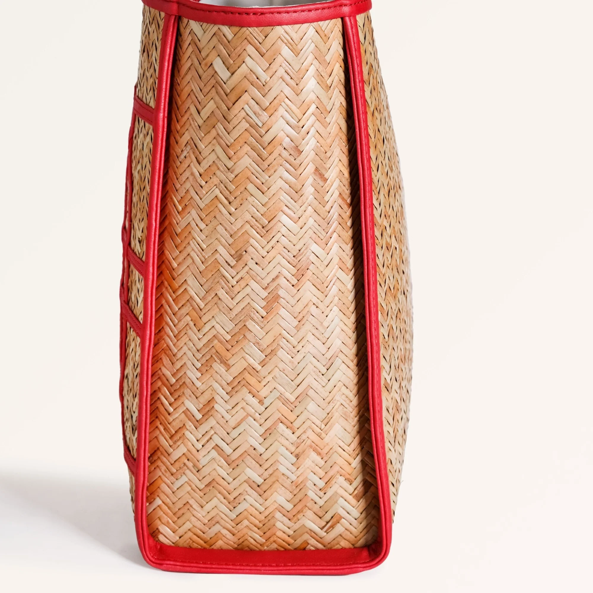 BreezeBag Ruby Red Weave Carryall Tote - Image 9
