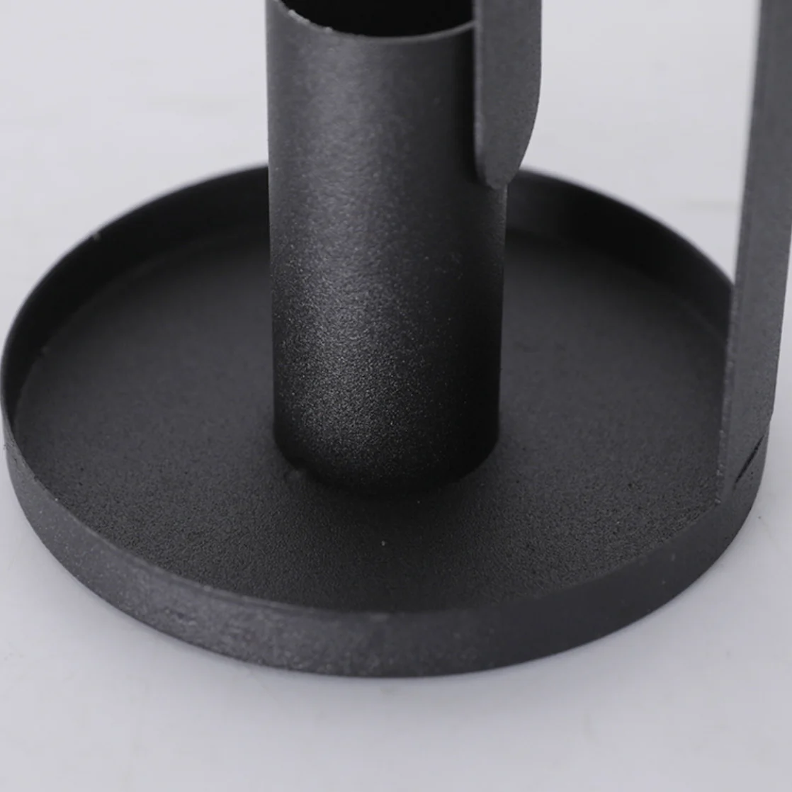 Short Black Candle Holders Set Of 2 - Image 7